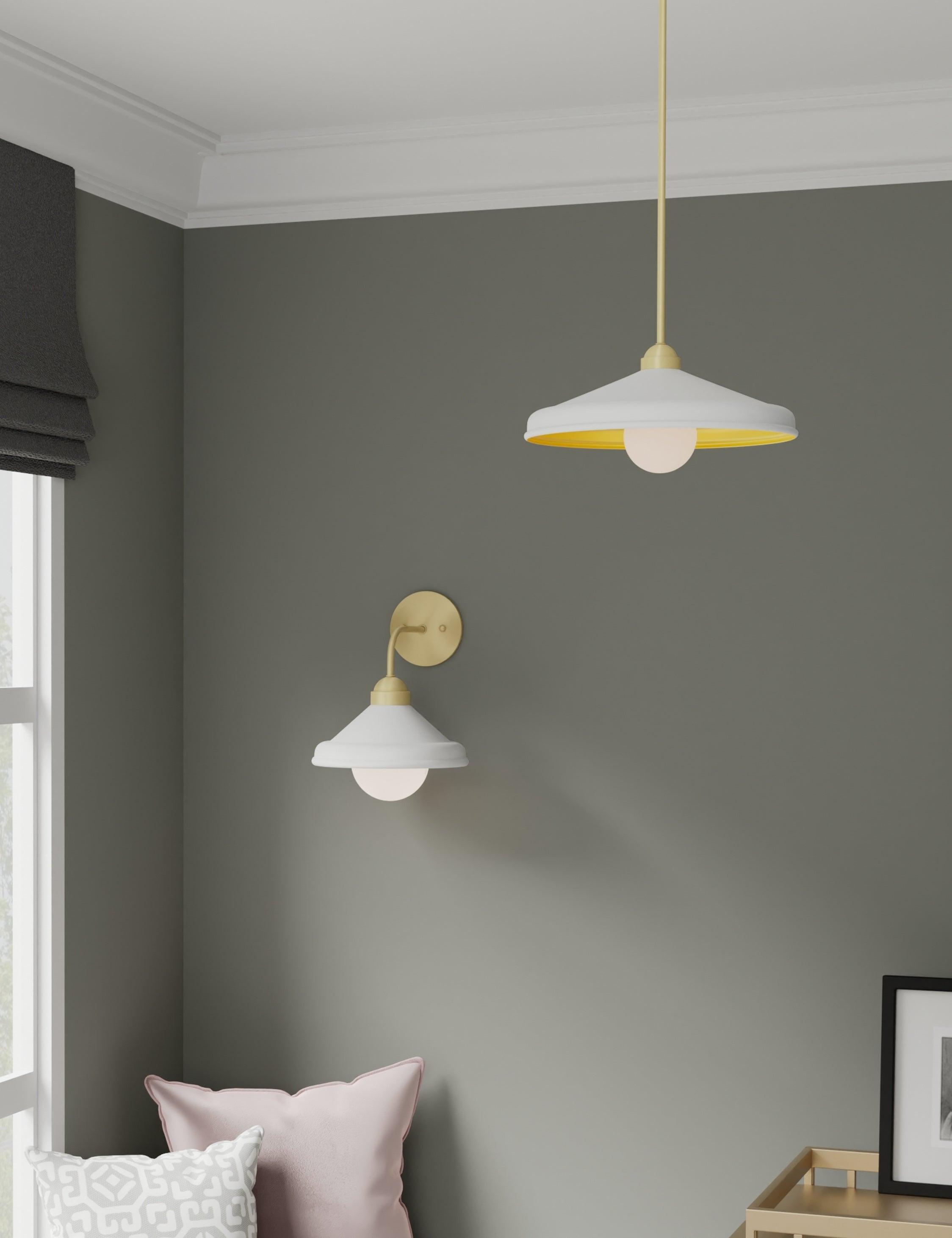 Parish Pendant Light - White / 18" Dia
