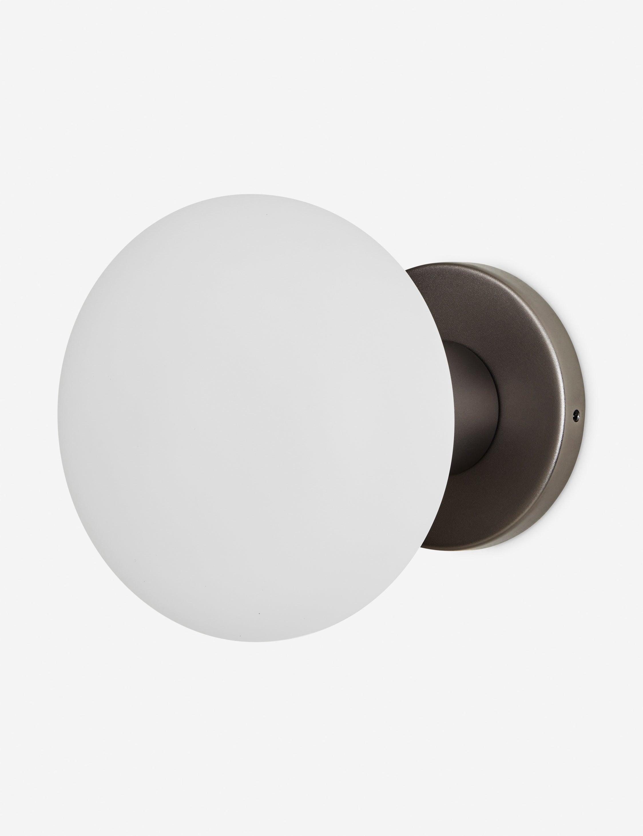 Lochan 4.25'' White Dimmable Oval LED Wall Sconce