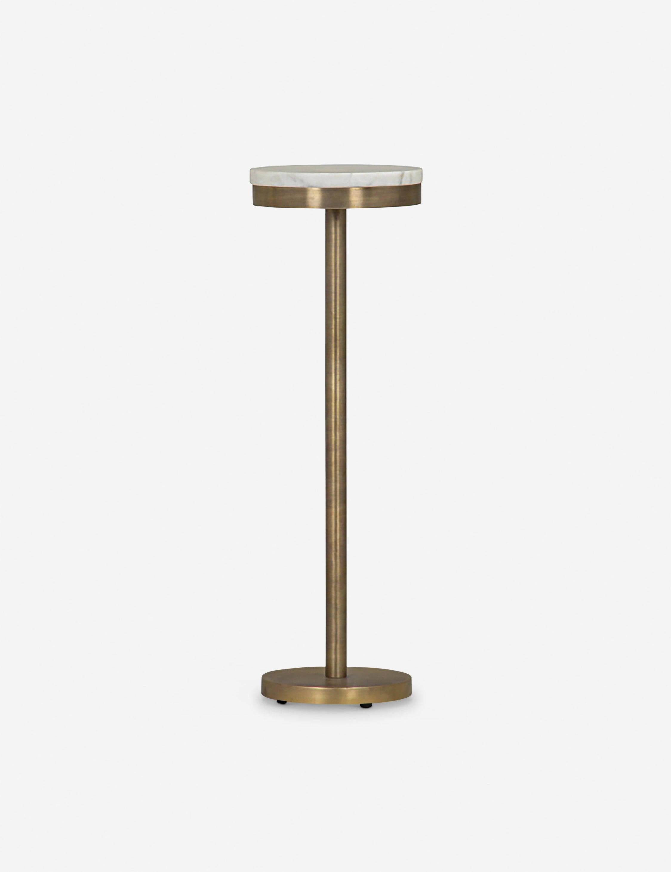 Oswald Side Table - White Marble