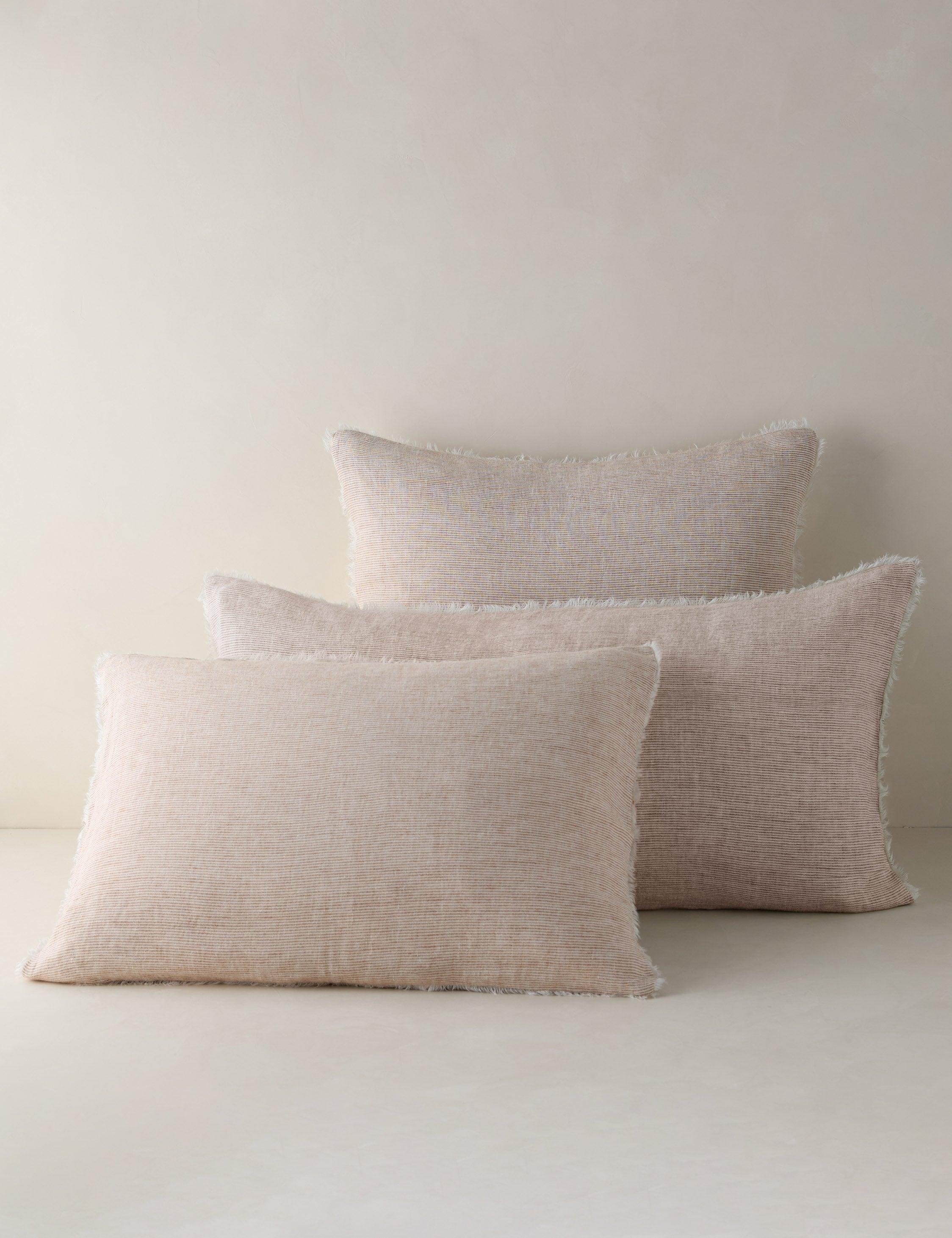 Logan Linen Sham by Pom Pom at Home - Terra Cotta / King