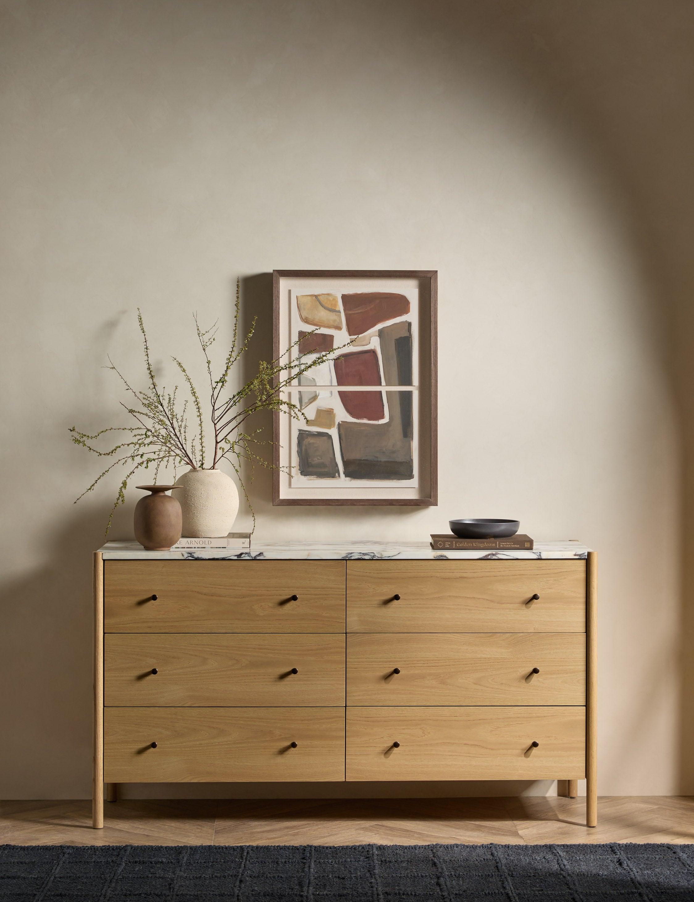 Imogen Decorative Vase - Brown
