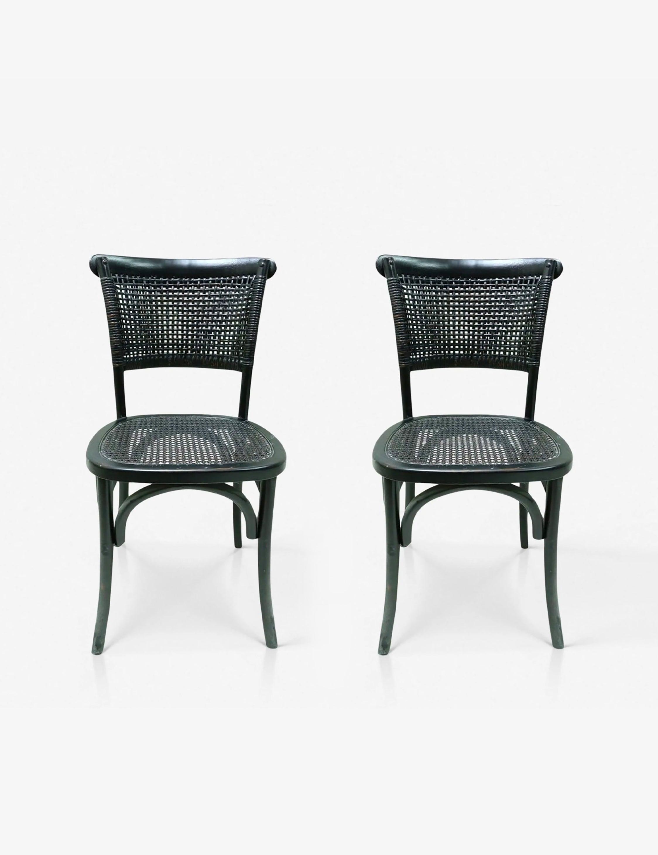 Lotta Dining Chair, Set of 2 - Black
