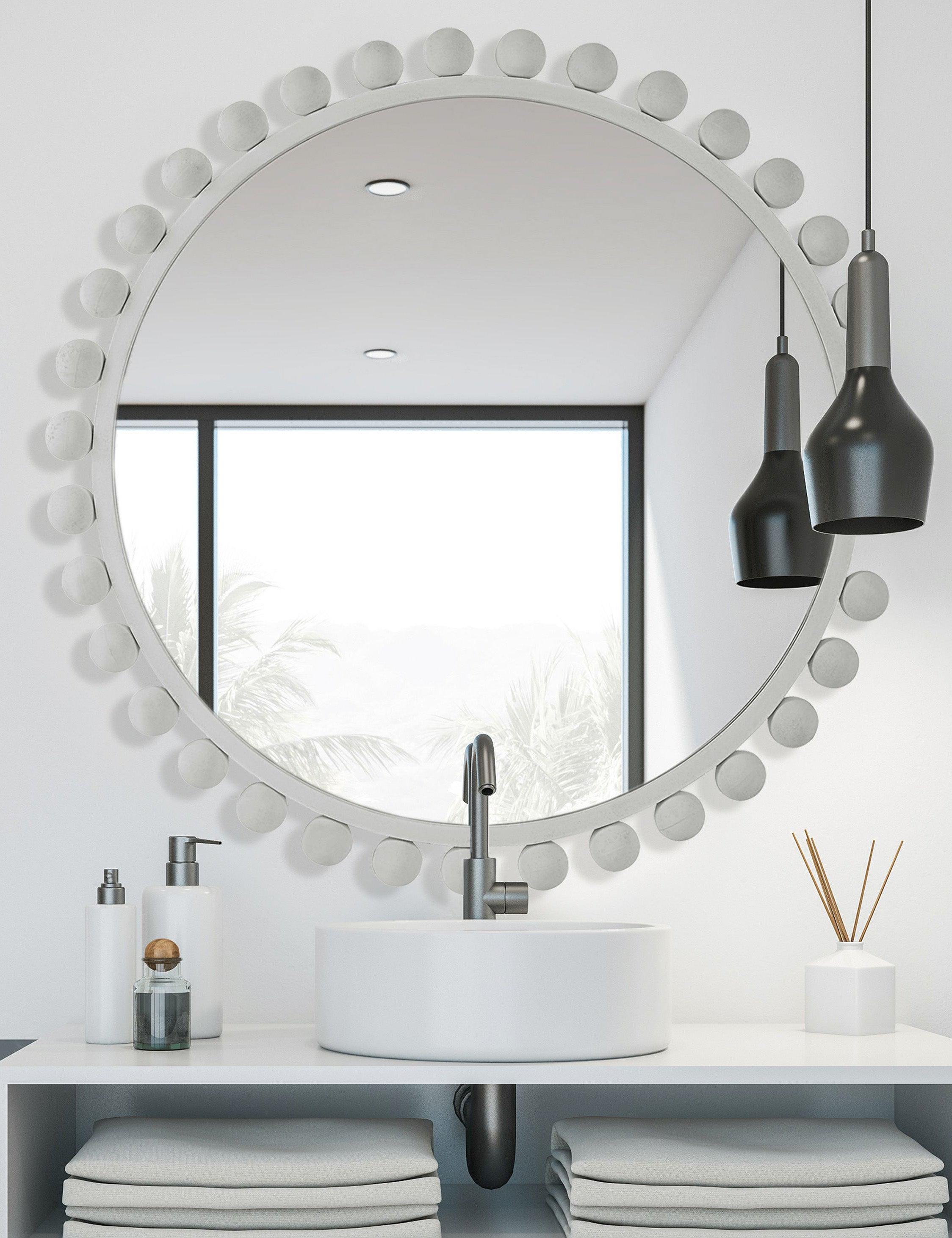 Megs Mirror - White