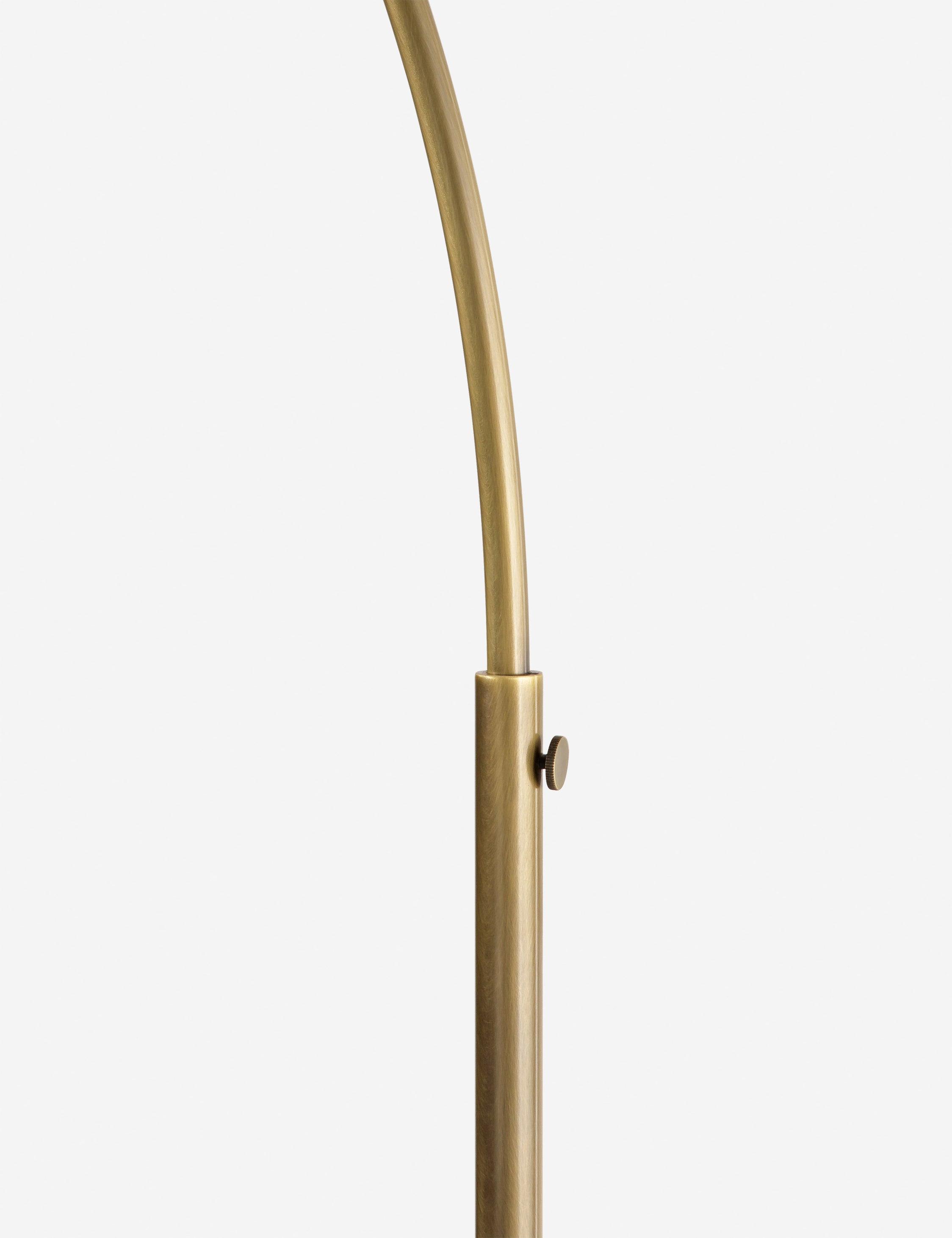 Linus Arc Floor Lamp - Black