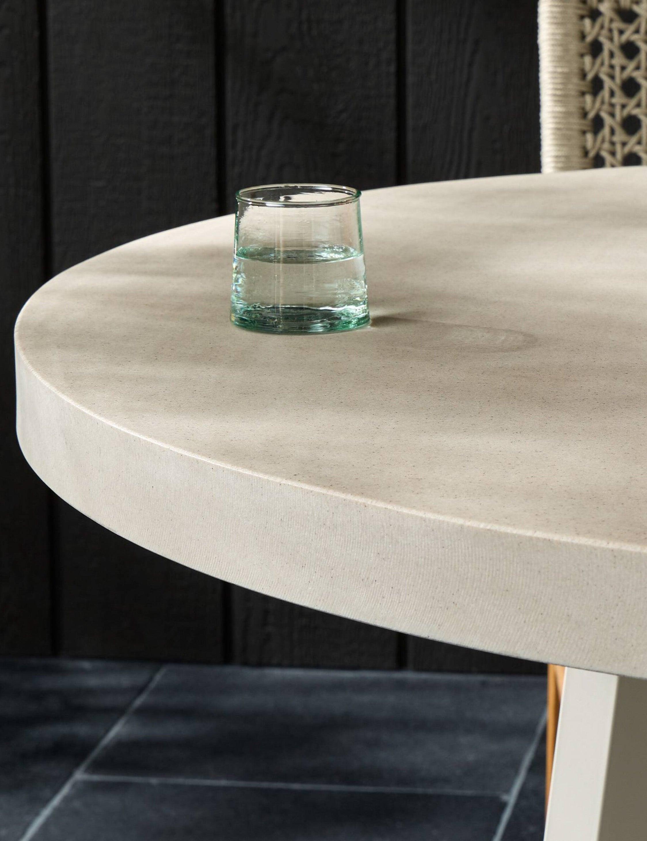 Hollis Indoor / Outdoor Round Dining Table - Natural / 48"