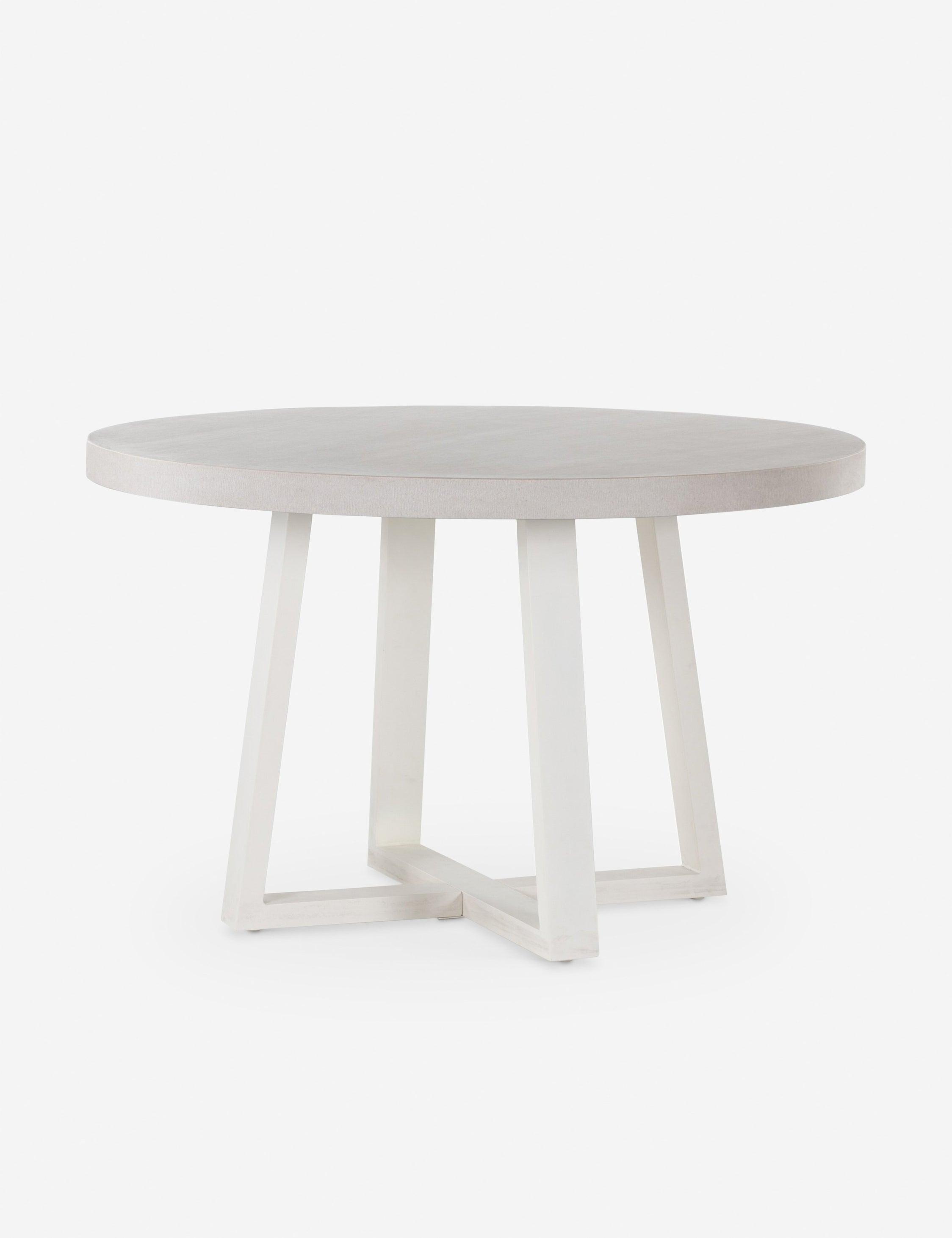 Hollis Indoor / Outdoor Round Dining Table - Natural / 48"