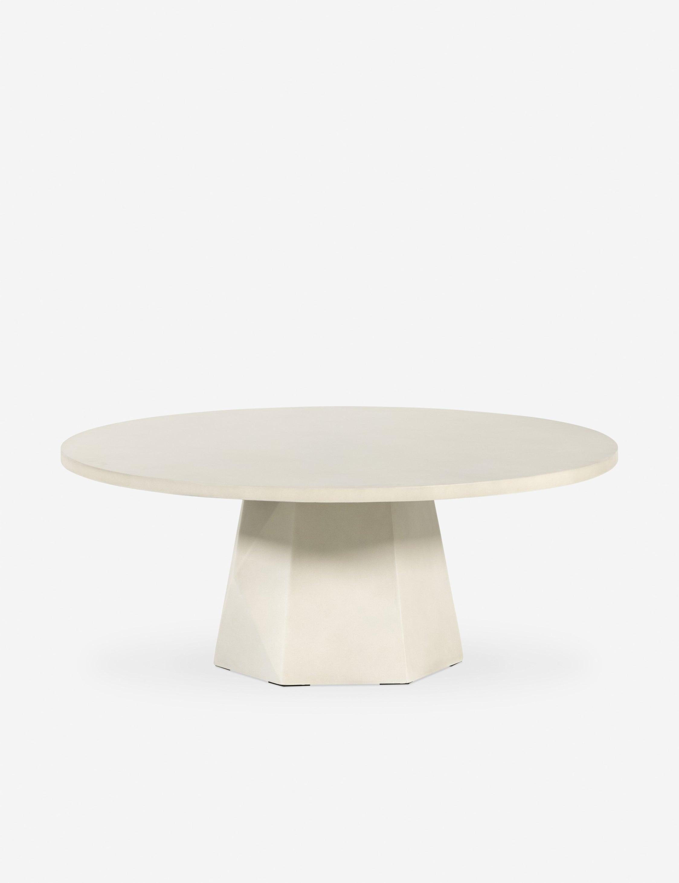 Schuller Indoor / Outdoor Round Coffee Table - White