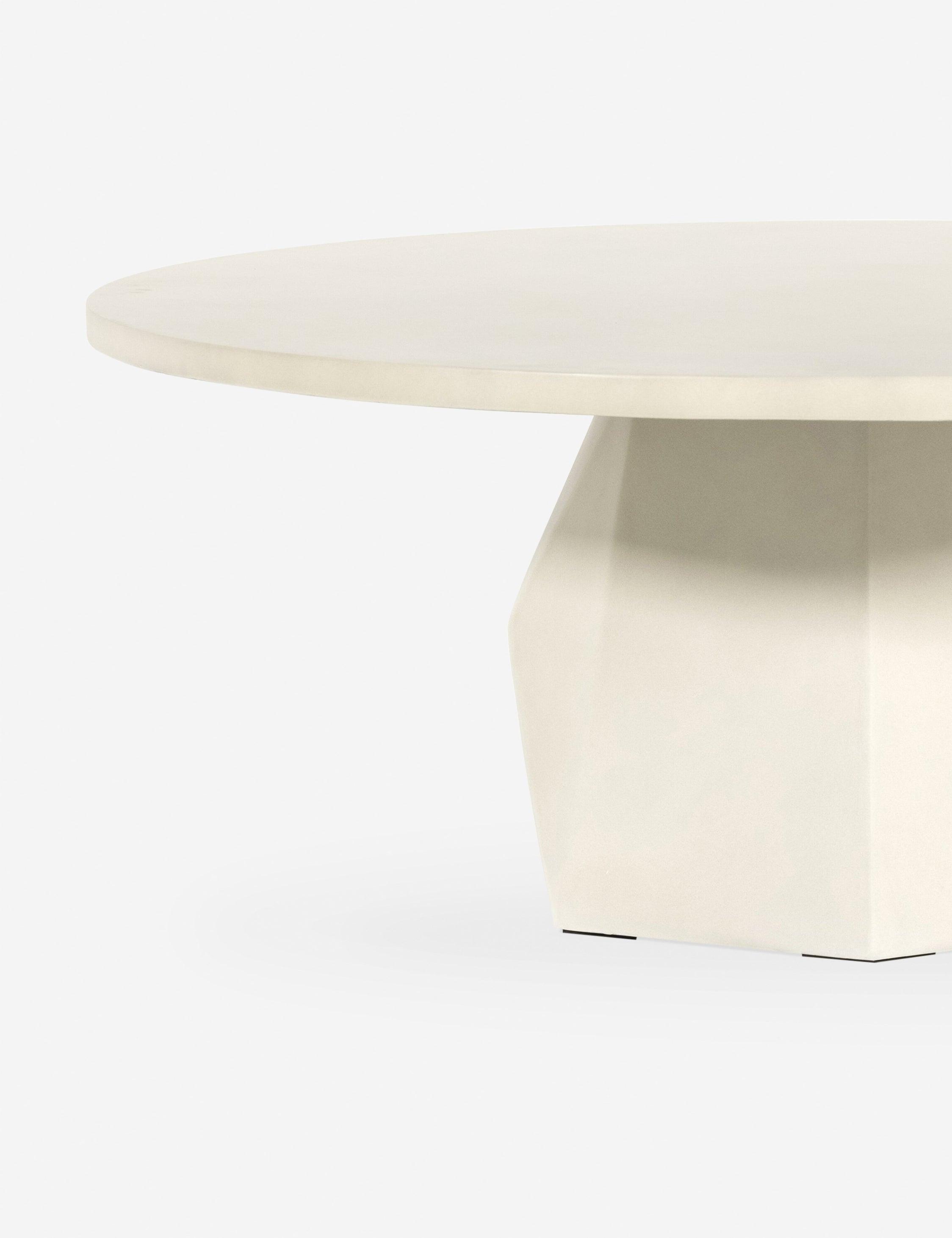 Schuller Indoor / Outdoor Round Coffee Table - White