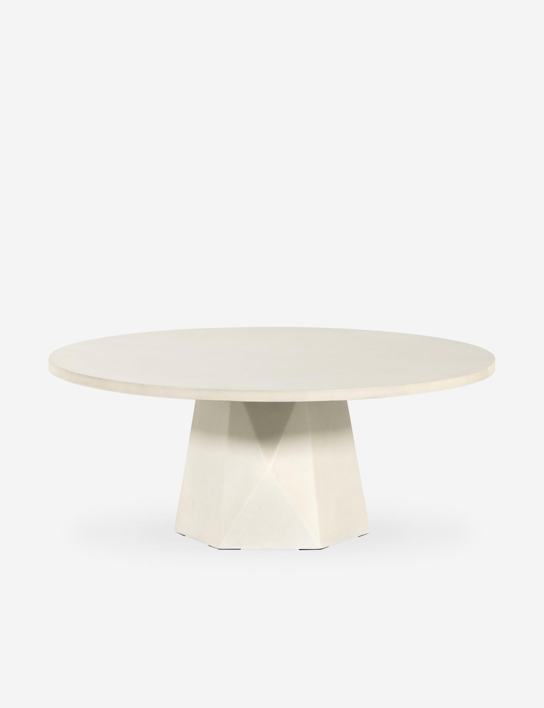 Schuller Indoor / Outdoor Round Coffee Table - White