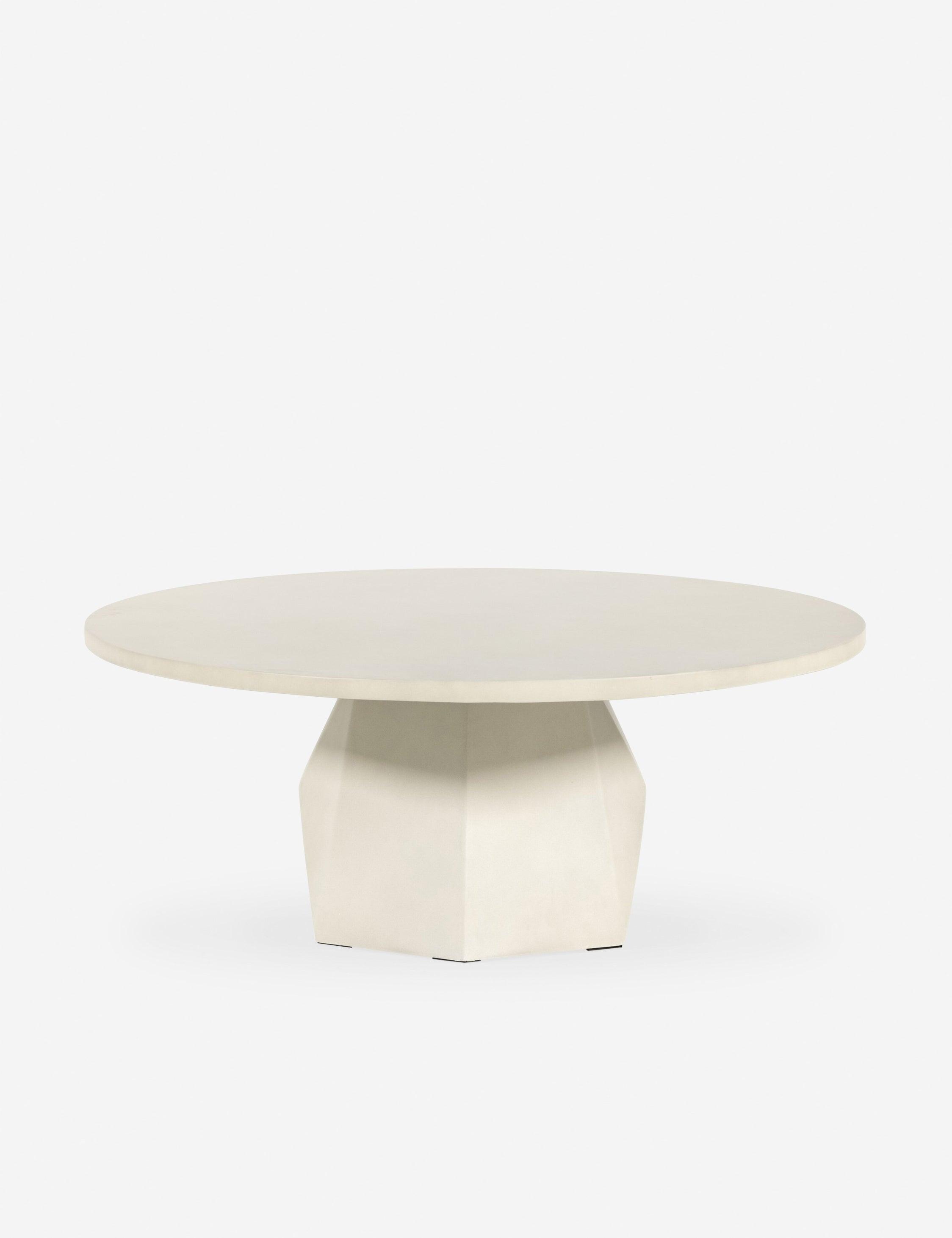 Schuller Indoor / Outdoor Round Coffee Table - White