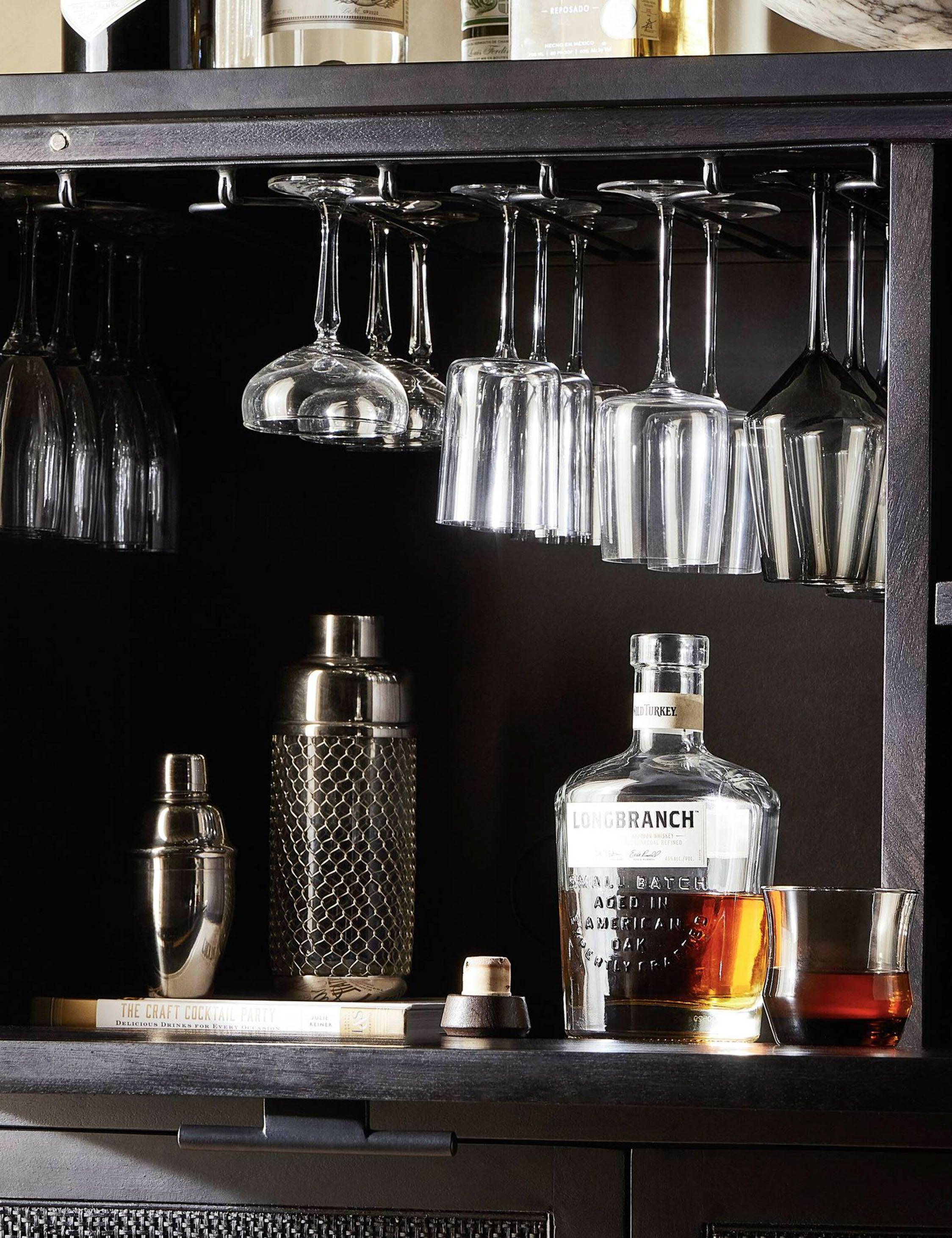 Philene Bar Cabinet - Black