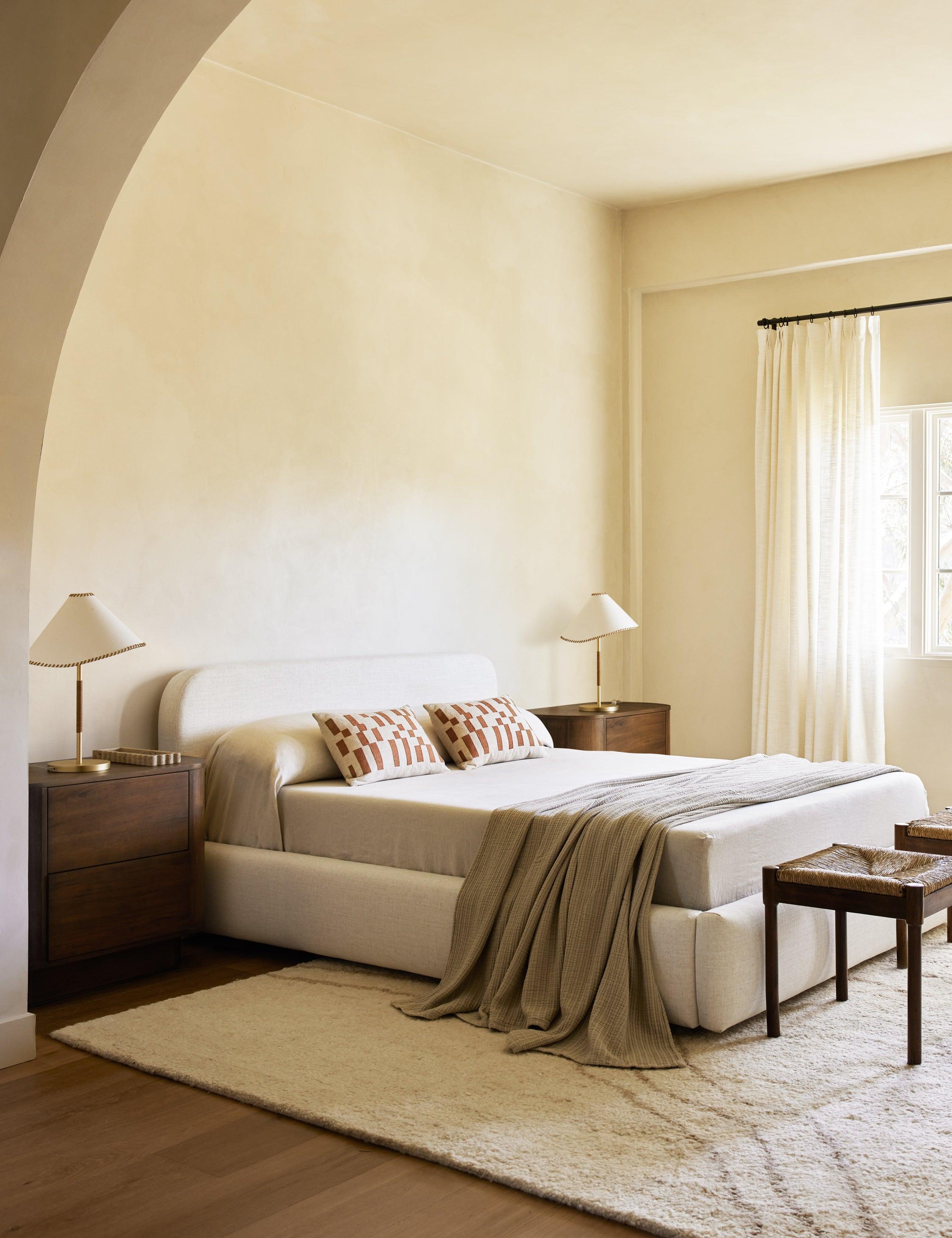 Chatham Cotton Matelasse Coverlet by Pom Pom at Home - Natural / King