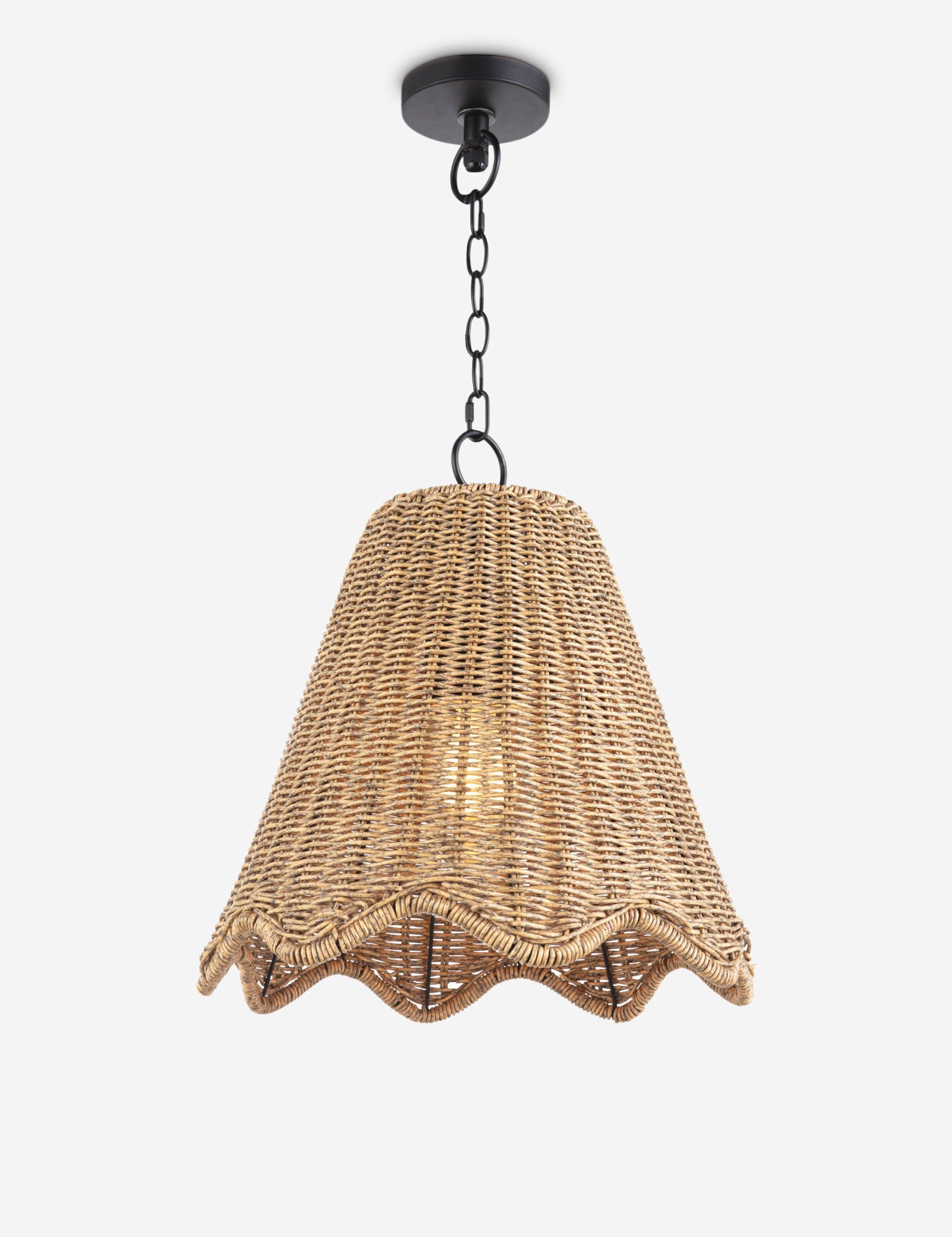 Summer Outdoor Pendant Light by Regina Andrew - Natural / 16"Dia