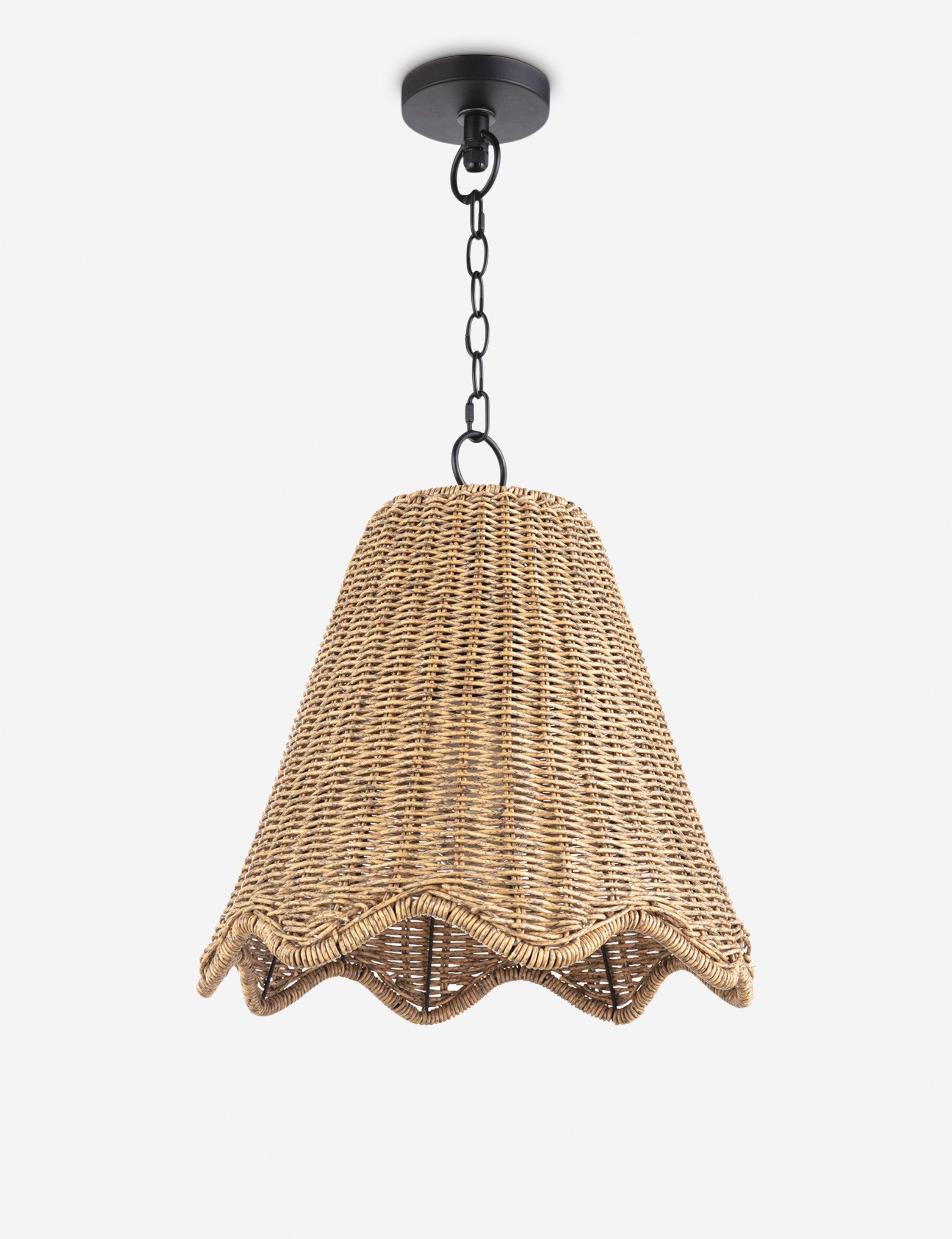 Summer Outdoor Pendant Light by Regina Andrew - Natural / 16"Dia