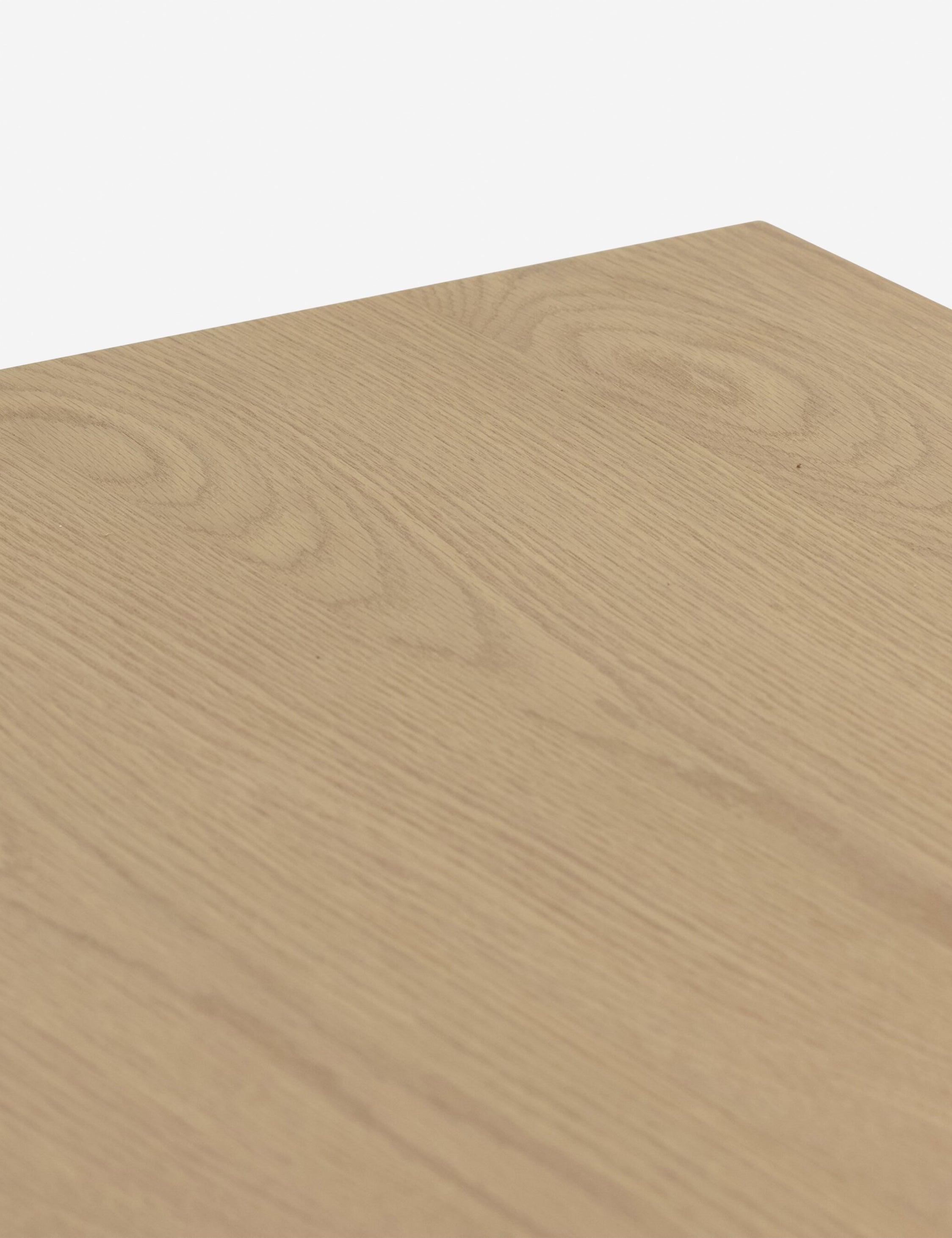 Verna Executive Desk - Honey Oak
