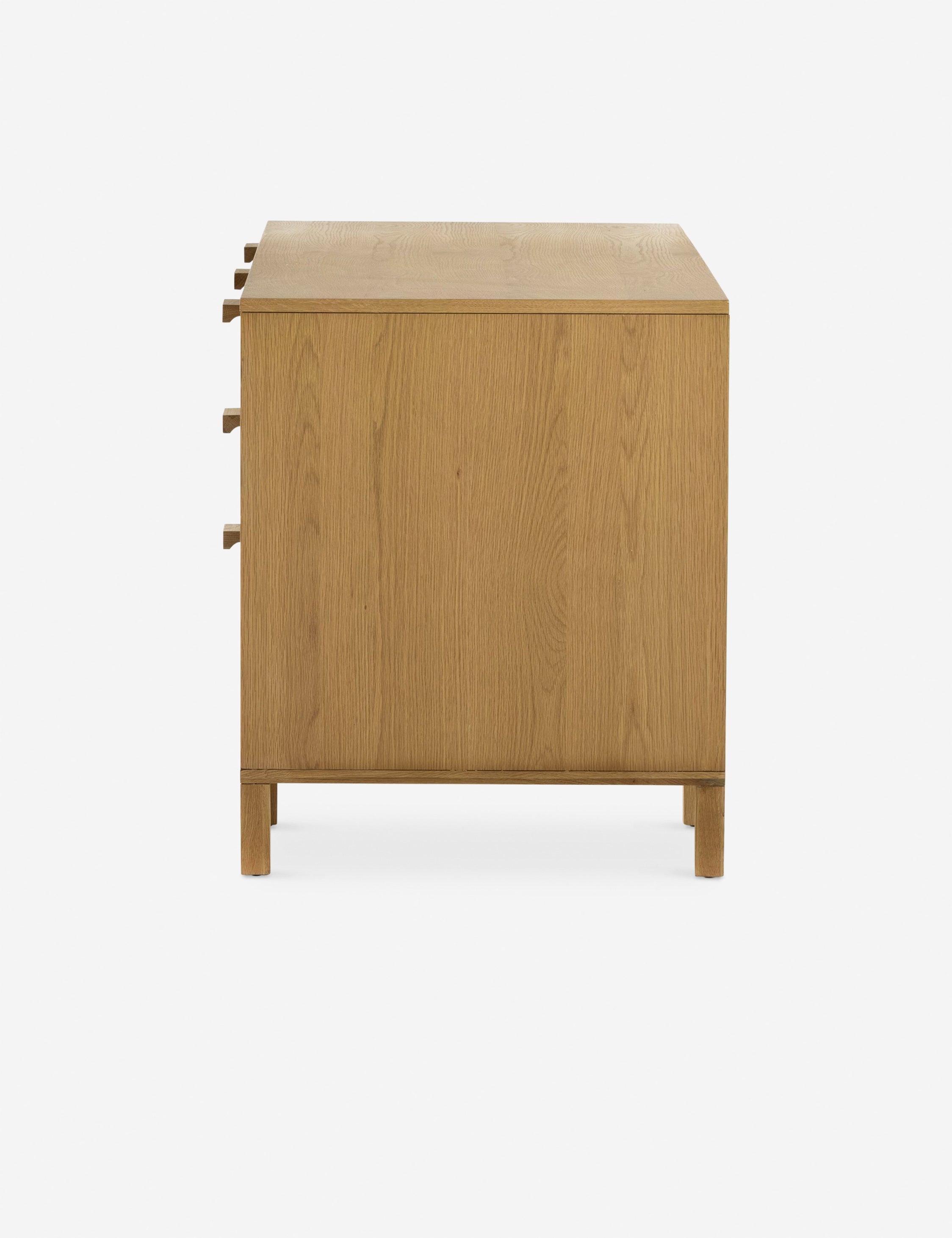 Verna Executive Desk - Honey Oak