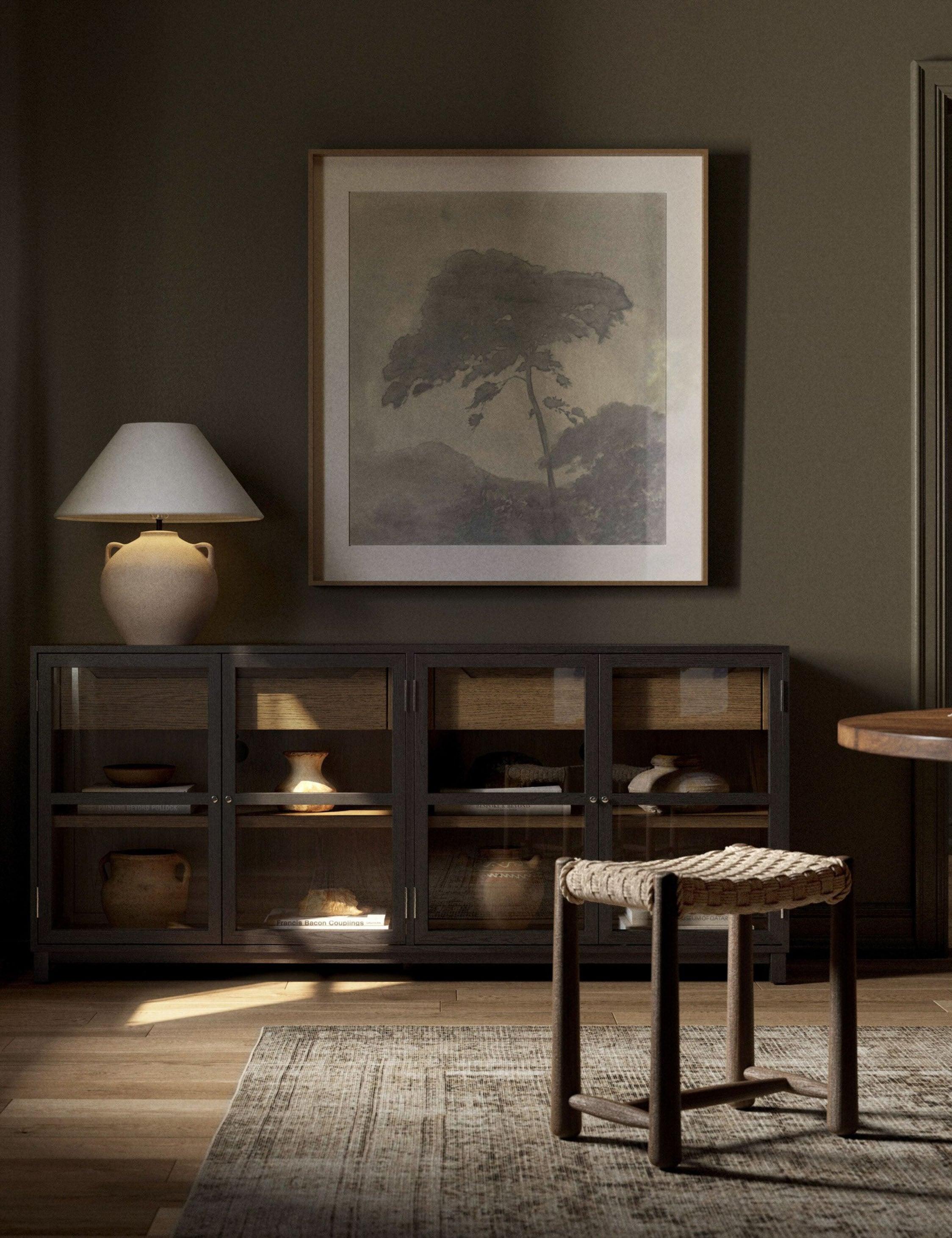 Carly Curio Sideboard - Black / 79"W