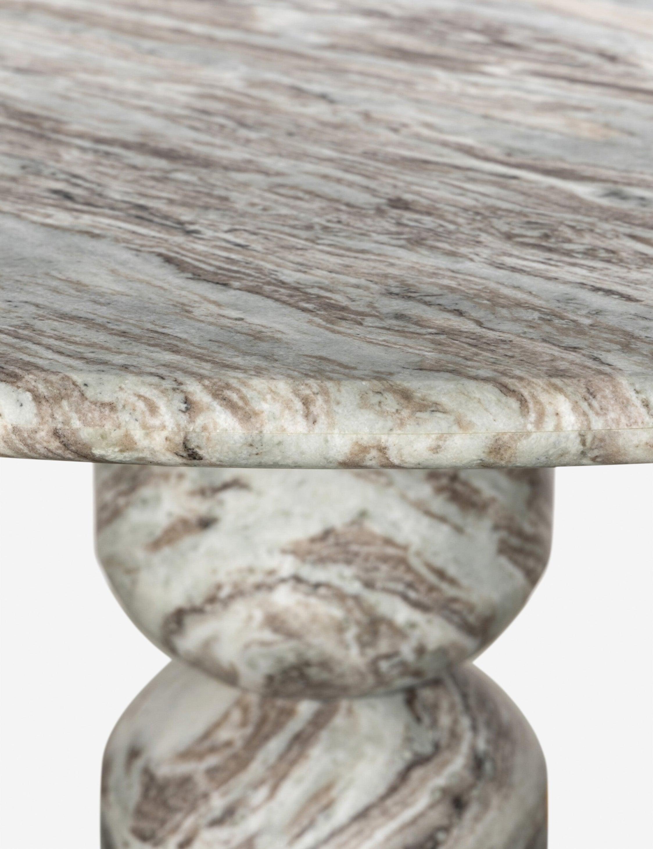 Figueroa Round Dining Table by Amber Lewis x Four Hands - Marble / 60"W