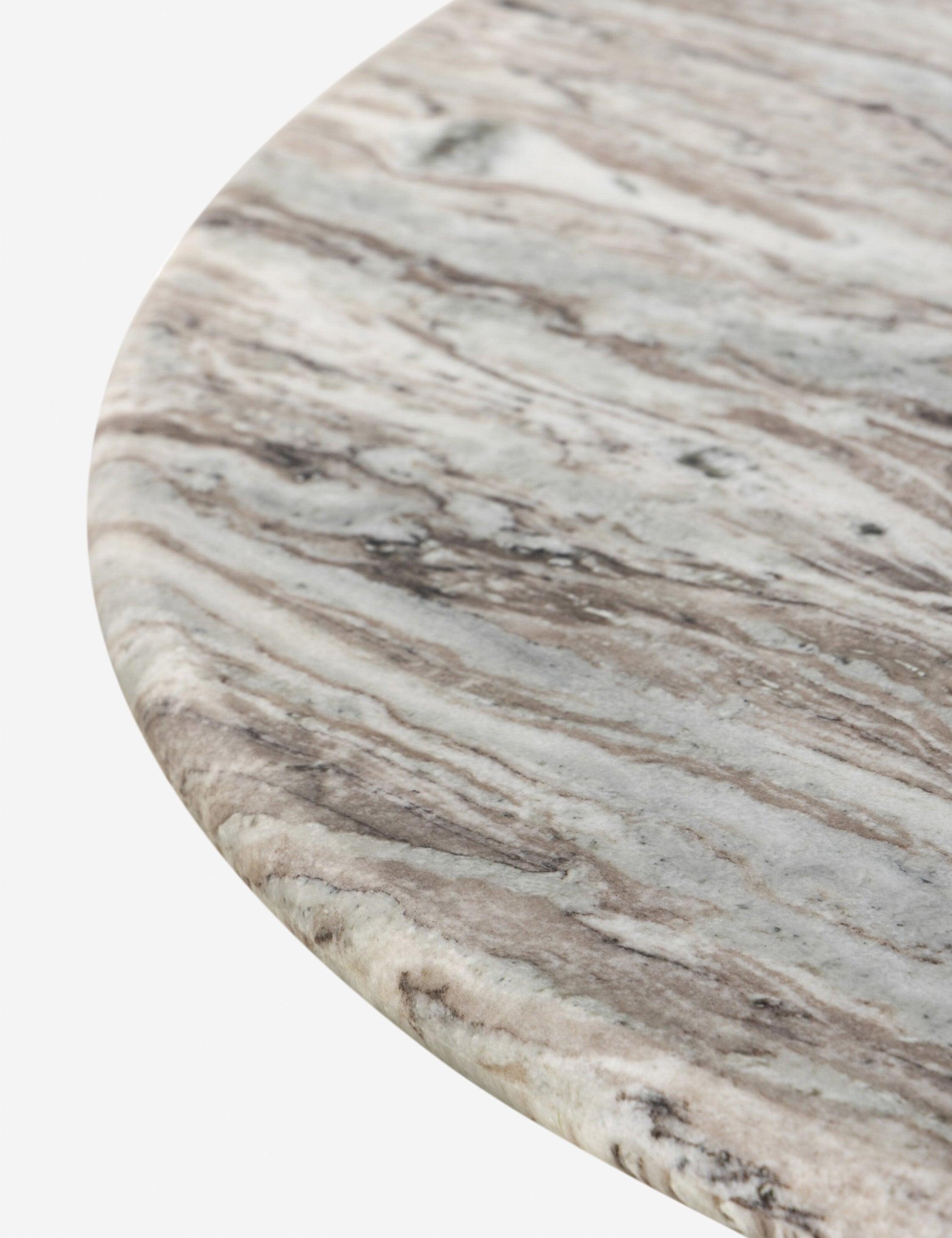Figueroa Round Dining Table by Amber Lewis x Four Hands - Marble / 60"W
