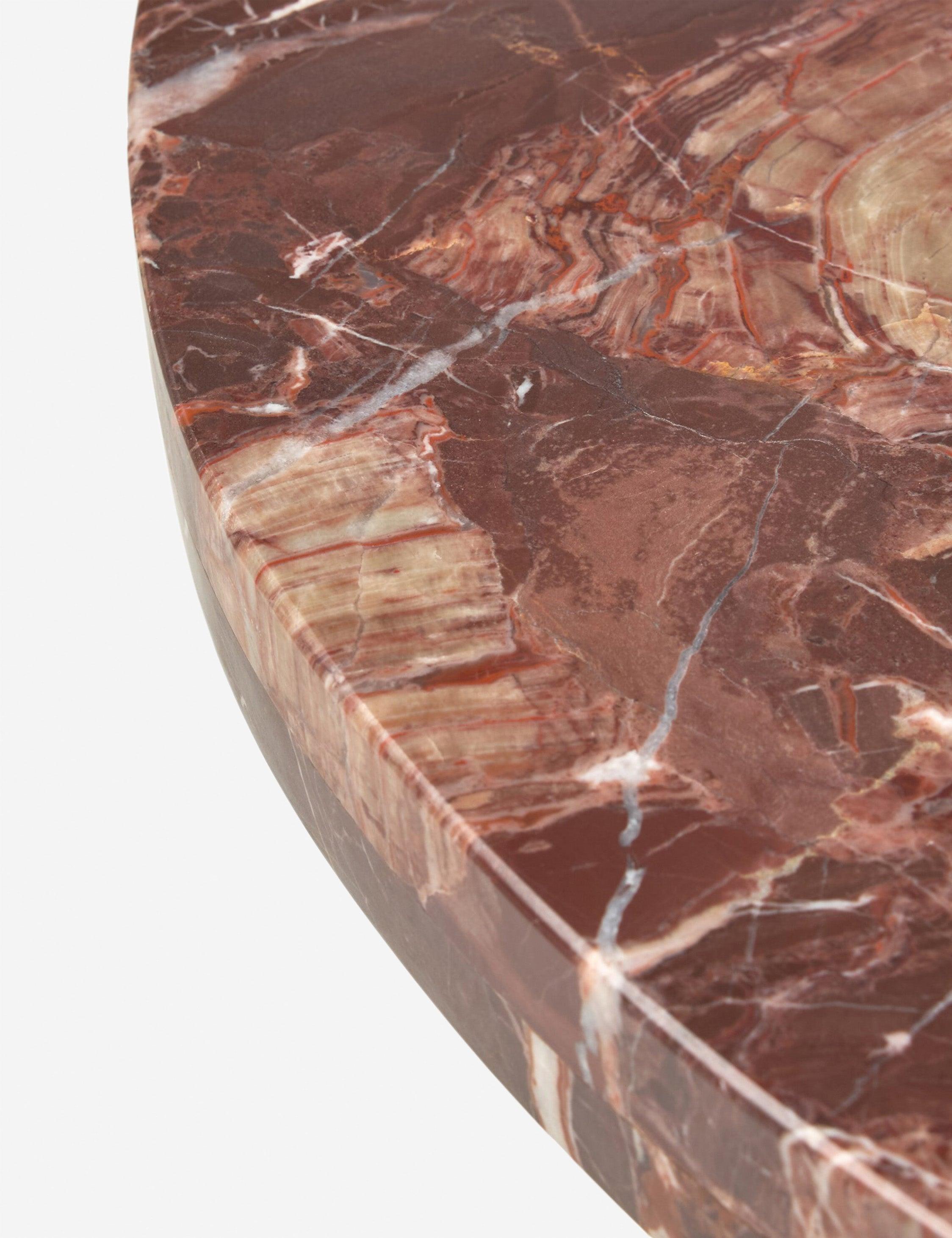Mariano Coffee Table - Merlot Marble / Large