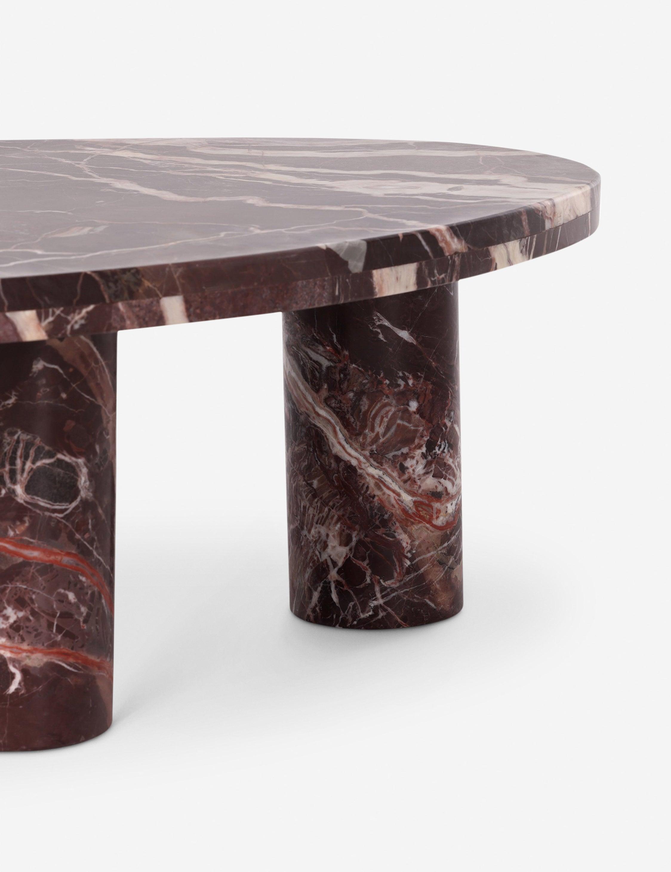 Mariano Coffee Table - Merlot Marble / Small