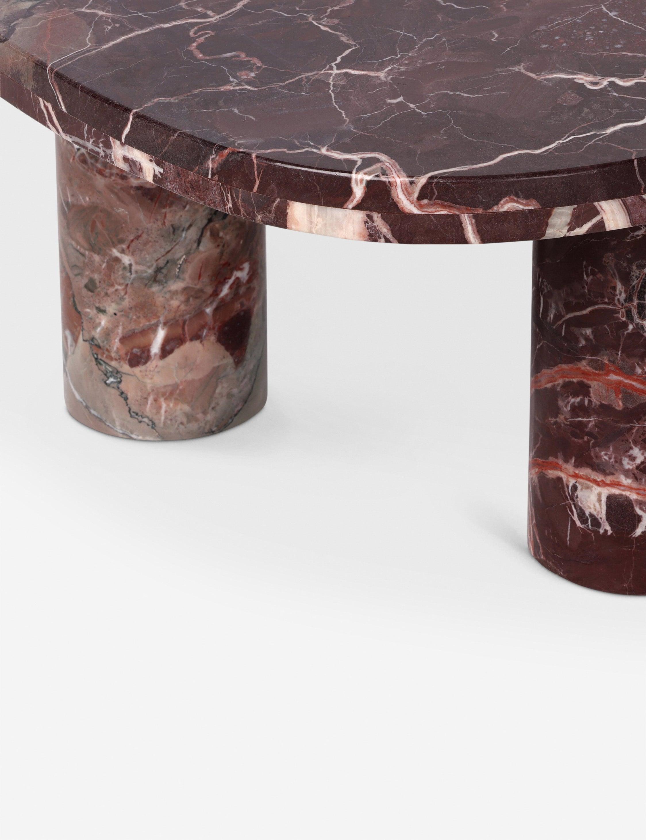 Mariano Coffee Table - Merlot Marble / Small