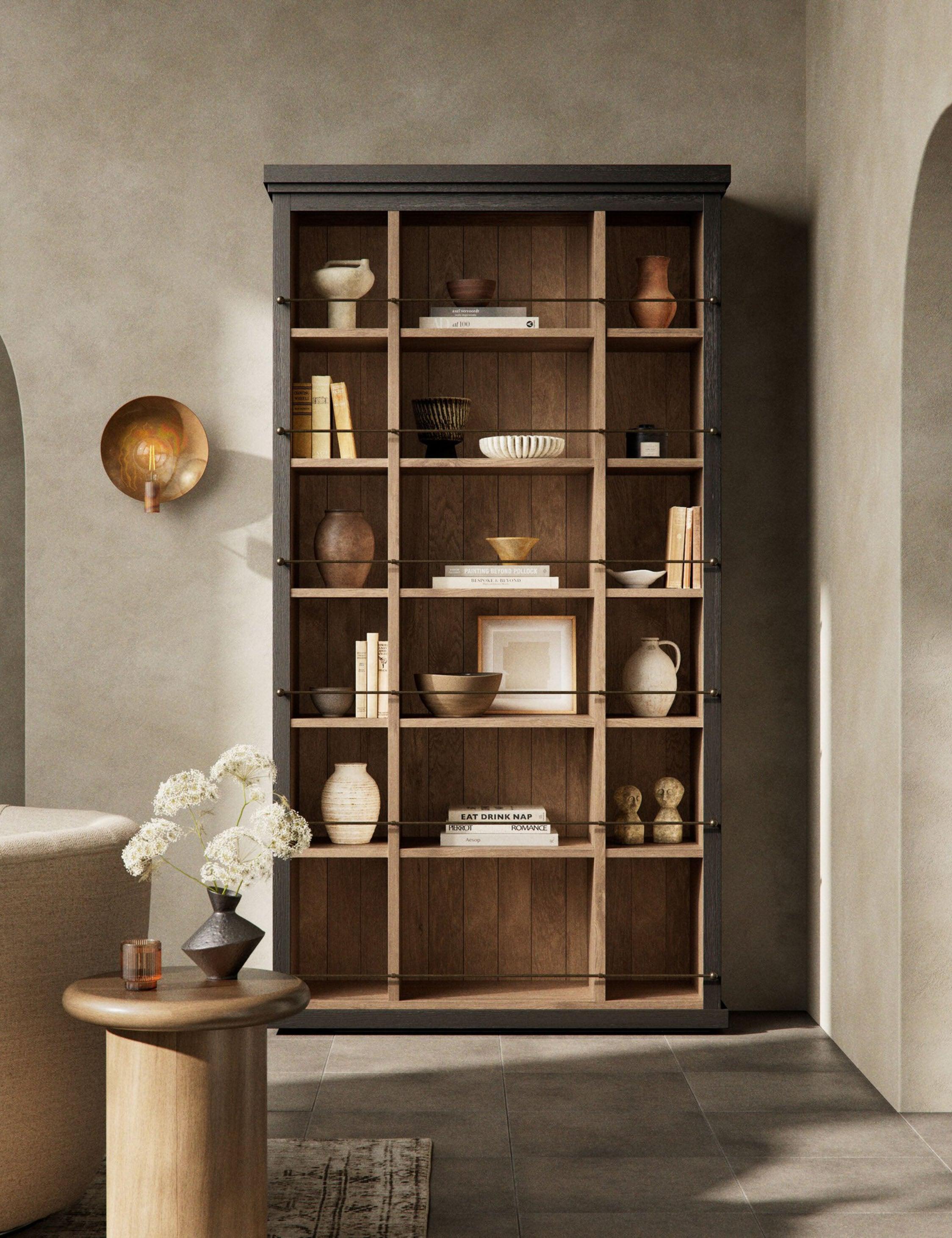 Alistair Bookcase by Amber Lewis x Four Hands - Smoked Black