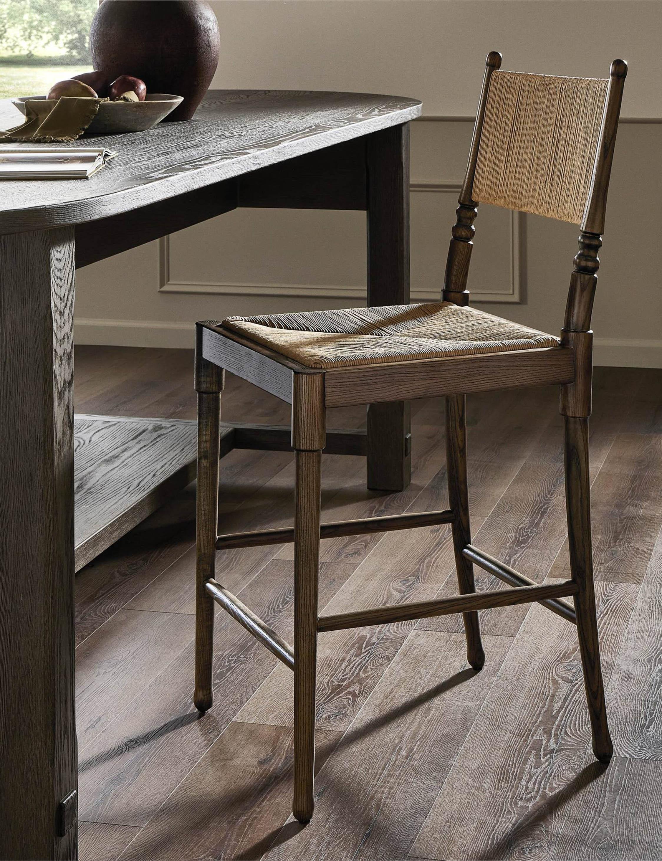 Fayth Bar and Counter Stool by Amber Lewis x Four Hands - Natural Paper / Counter