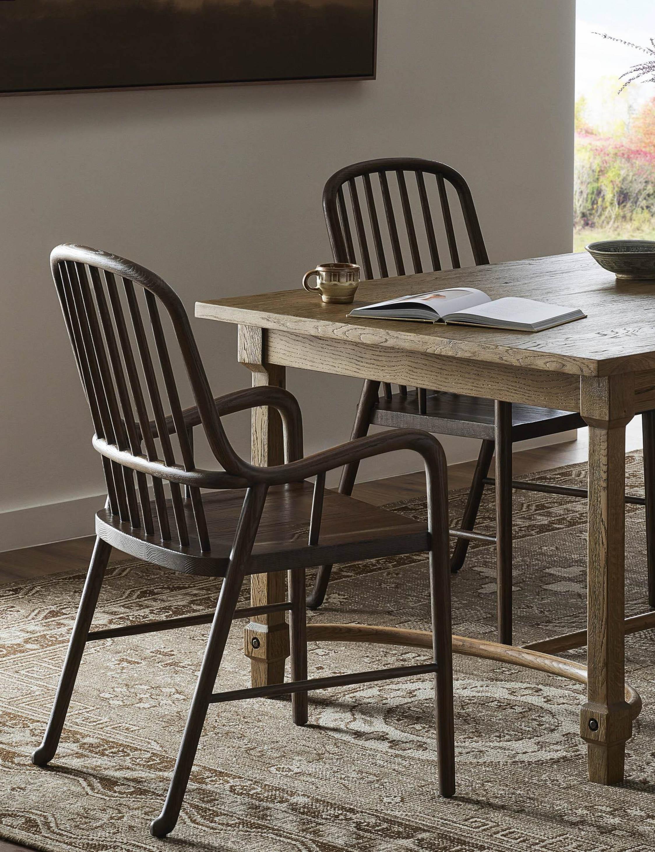 Brenna Dining Chair by Amber Lewis x Four Hands - Drifted Oak