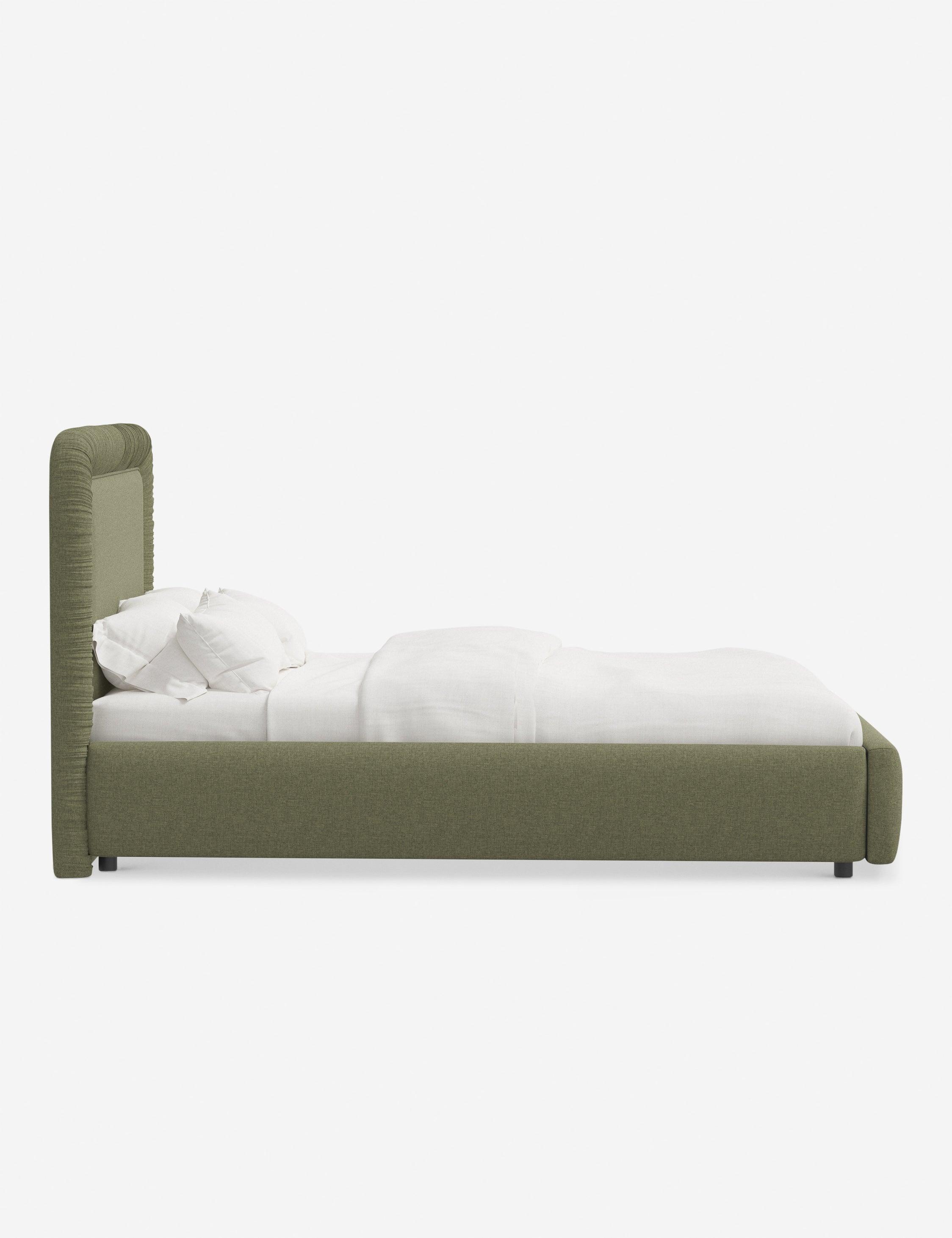 Courtet Platform Bed - Natural Linen / Twin