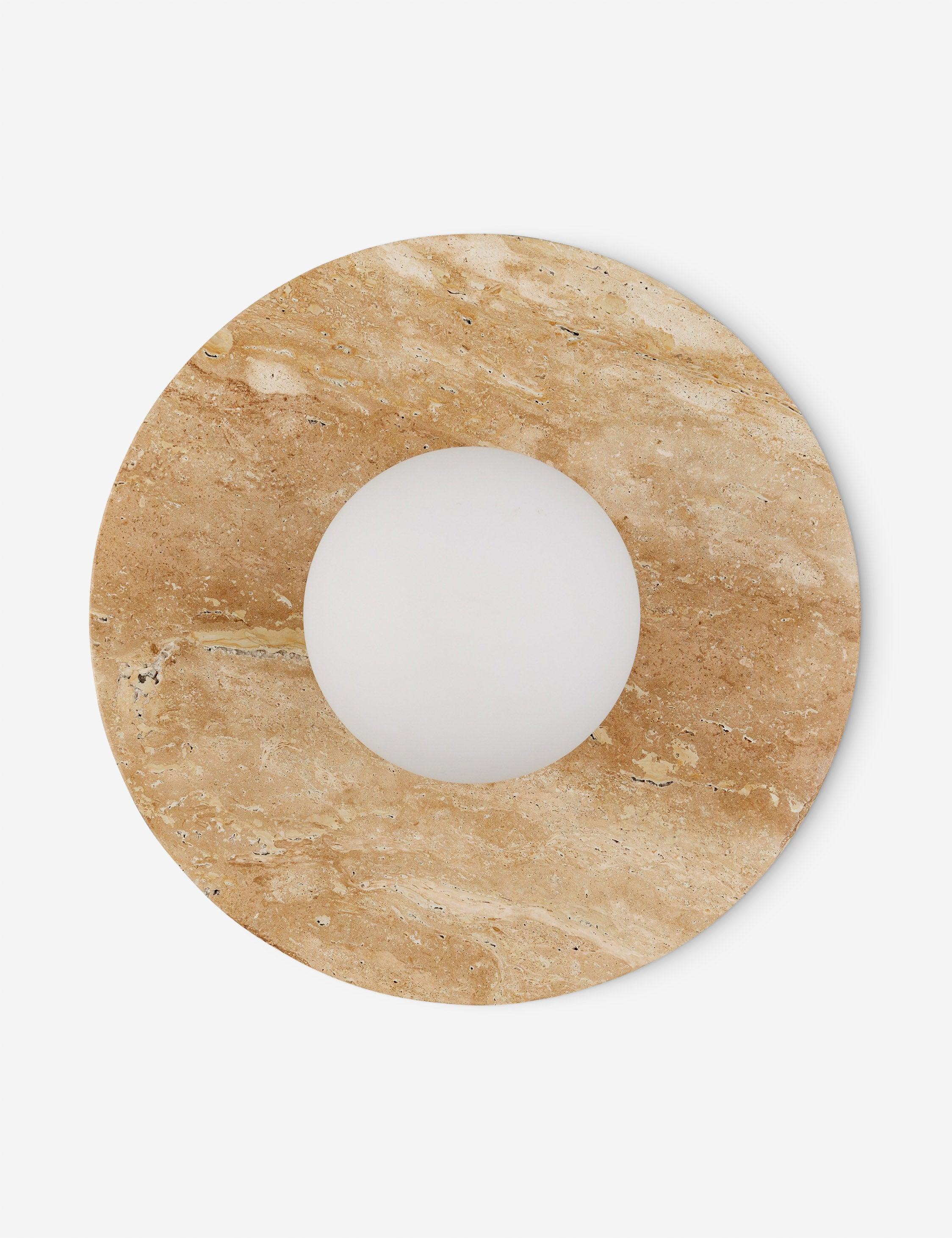 Lamphere Sconce - Travertine