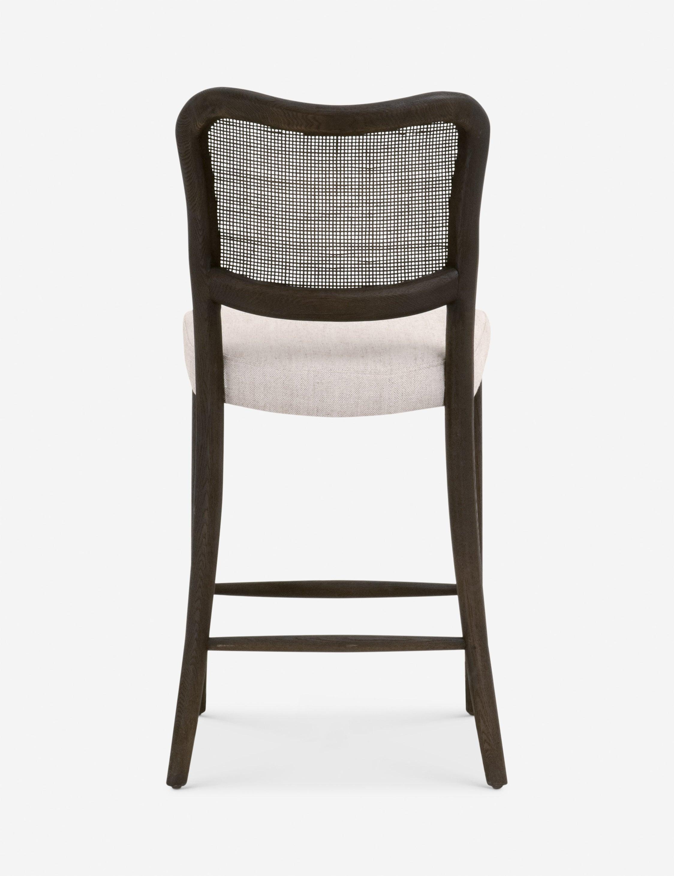 Aniston Counter Stool - Dark Brown Oak