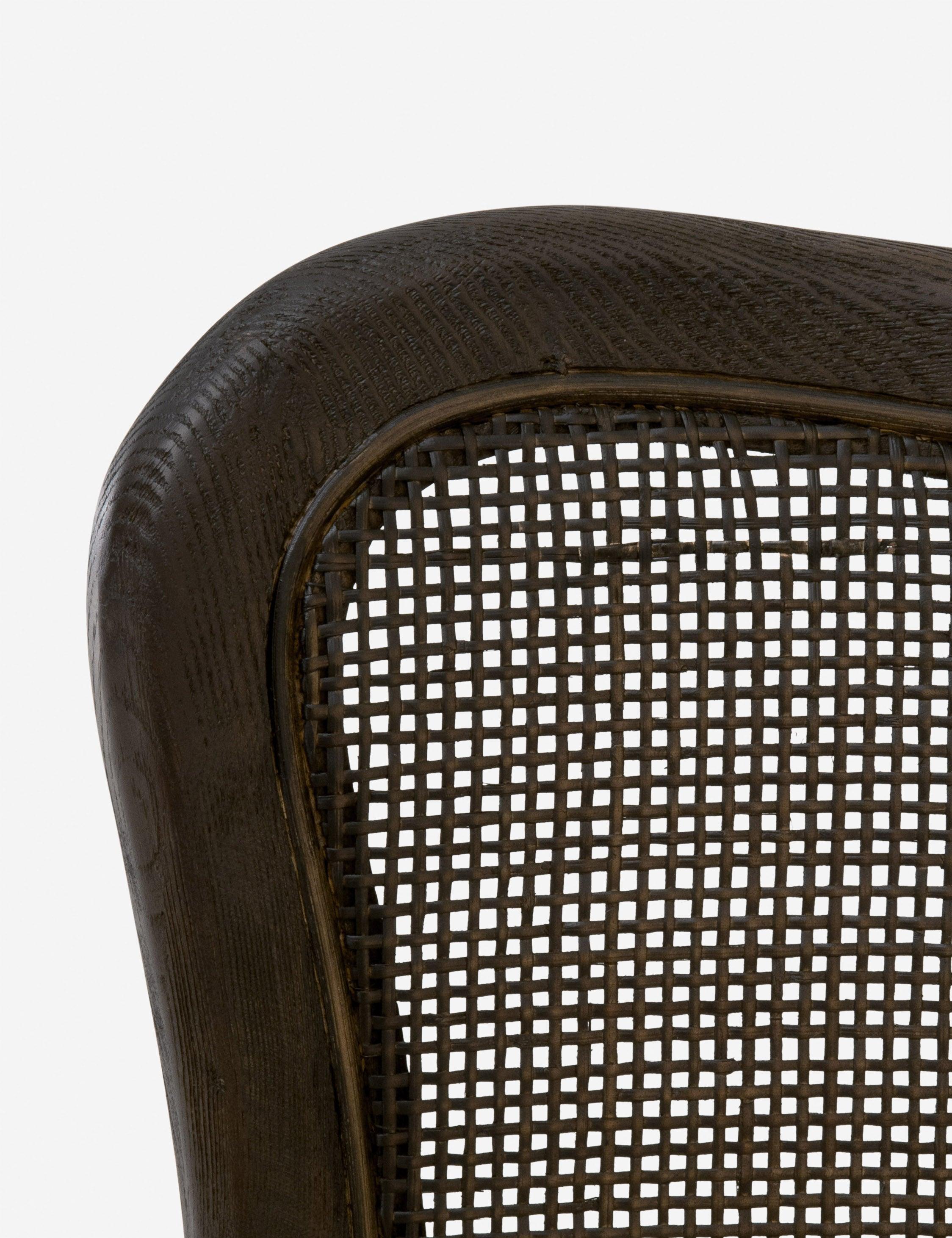 Aniston Counter Stool - Dark Brown Oak