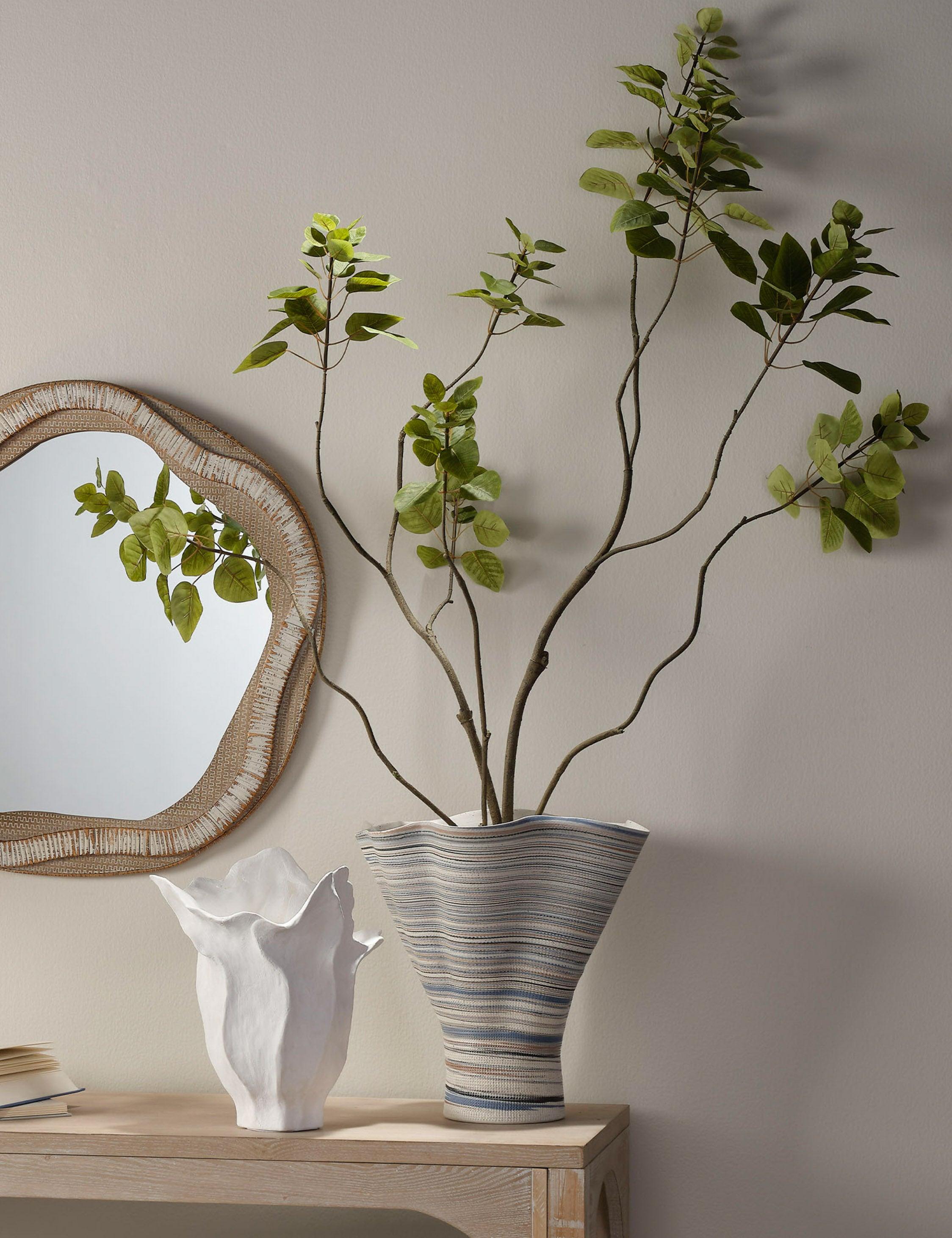 Shayla Decorative Vase - White