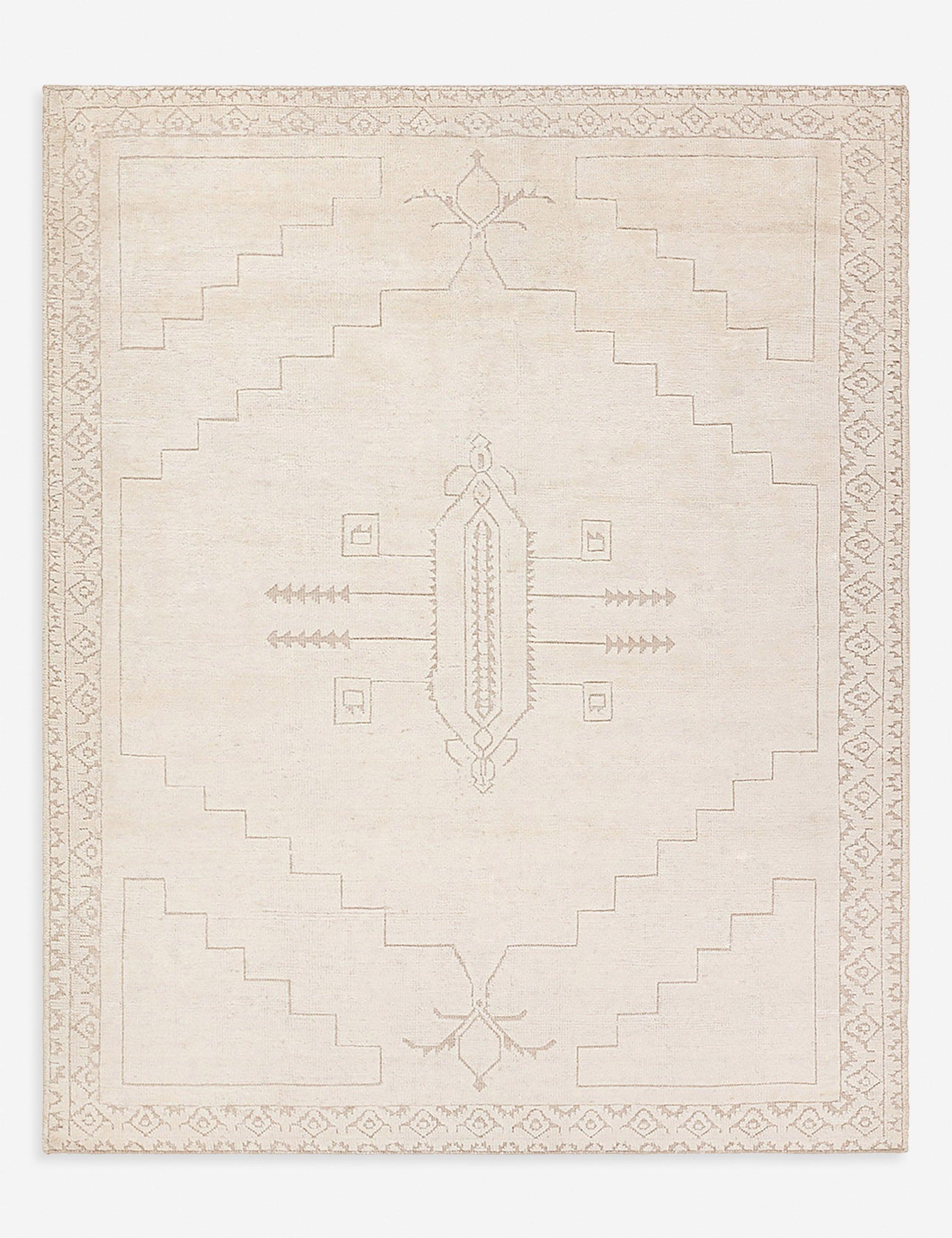 Ansa Hand-Knotted Wool-Blend Moroccan-Style Rug - 10' x 14'