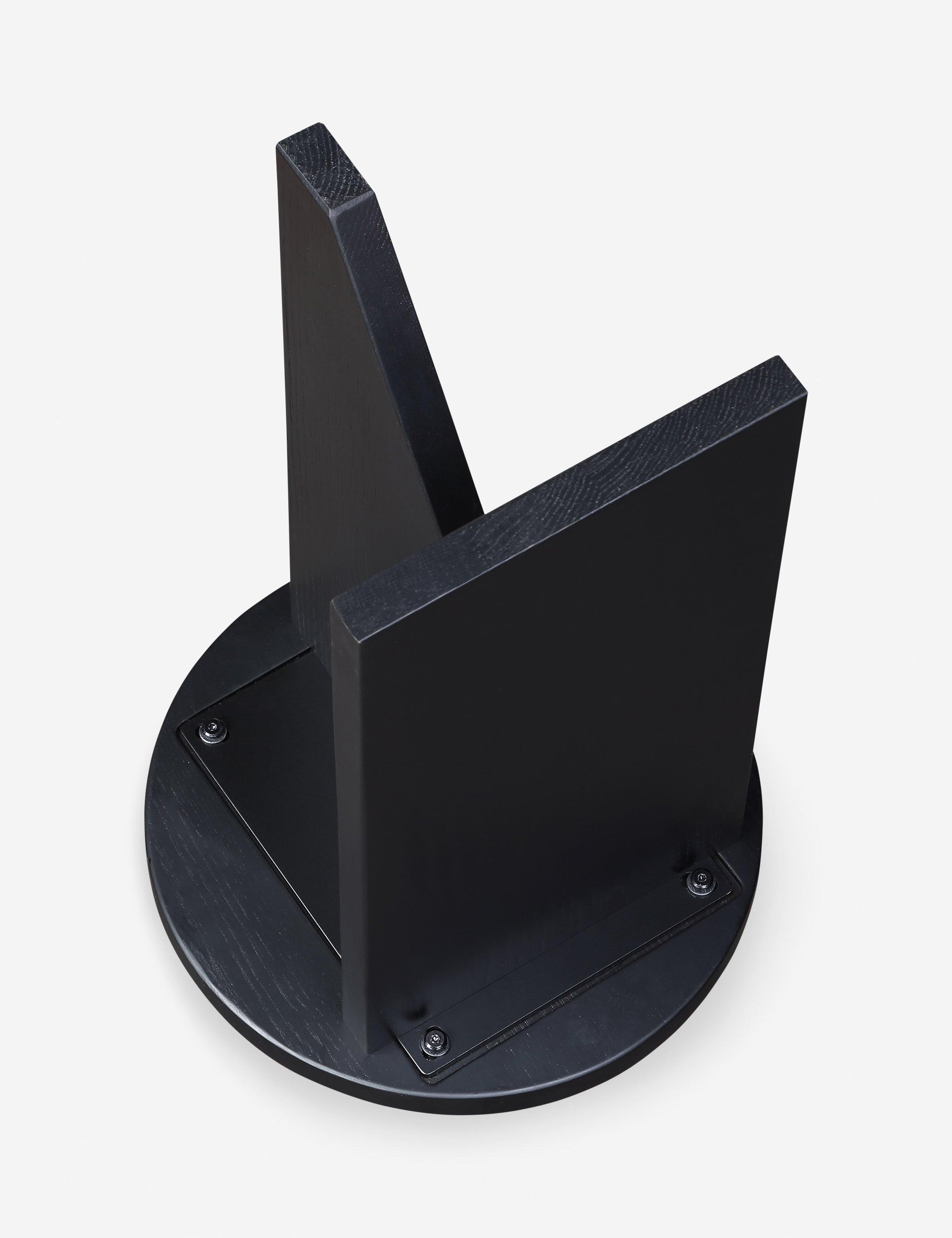 Durante Round Side Table - Black