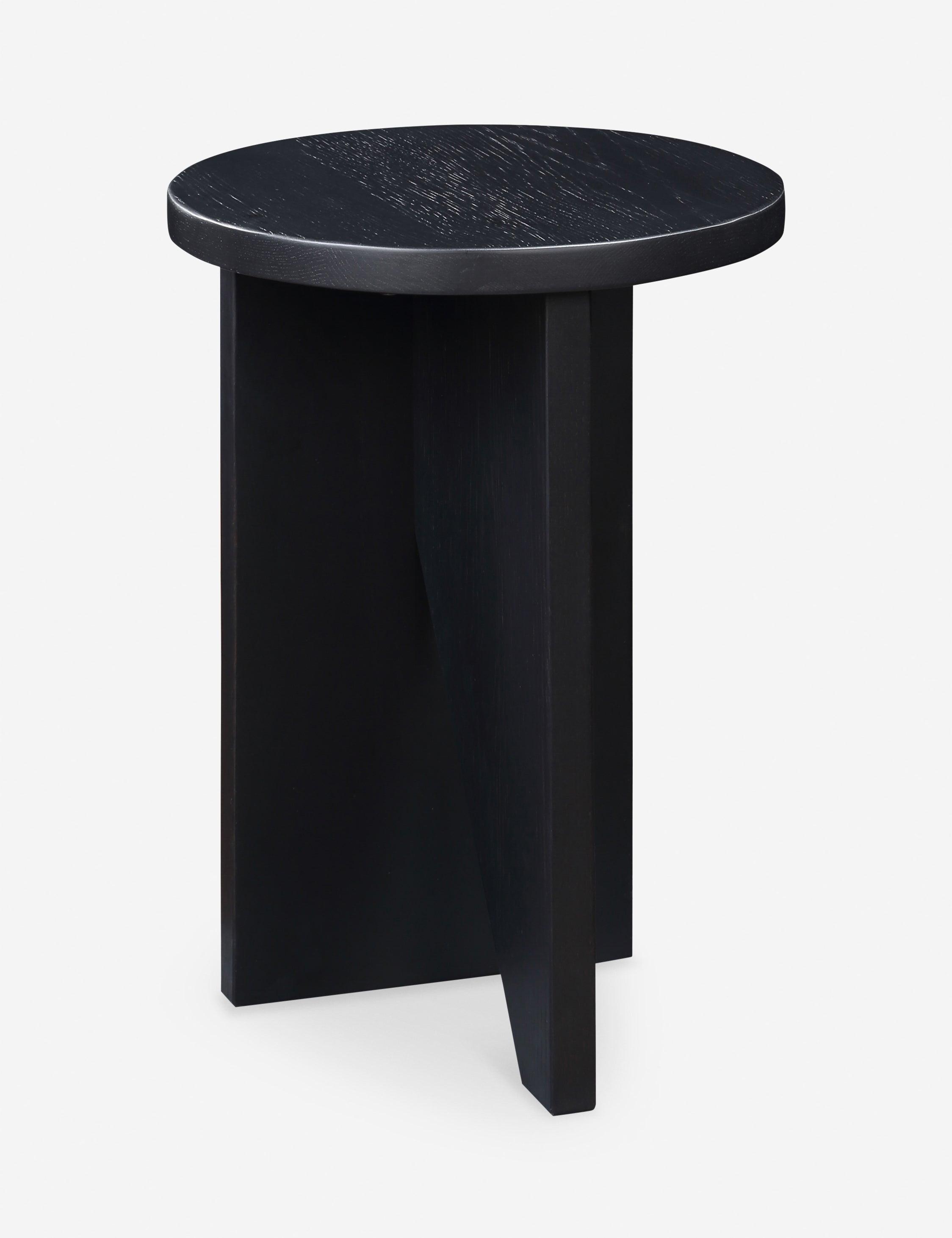 Durante Round Side Table - Black