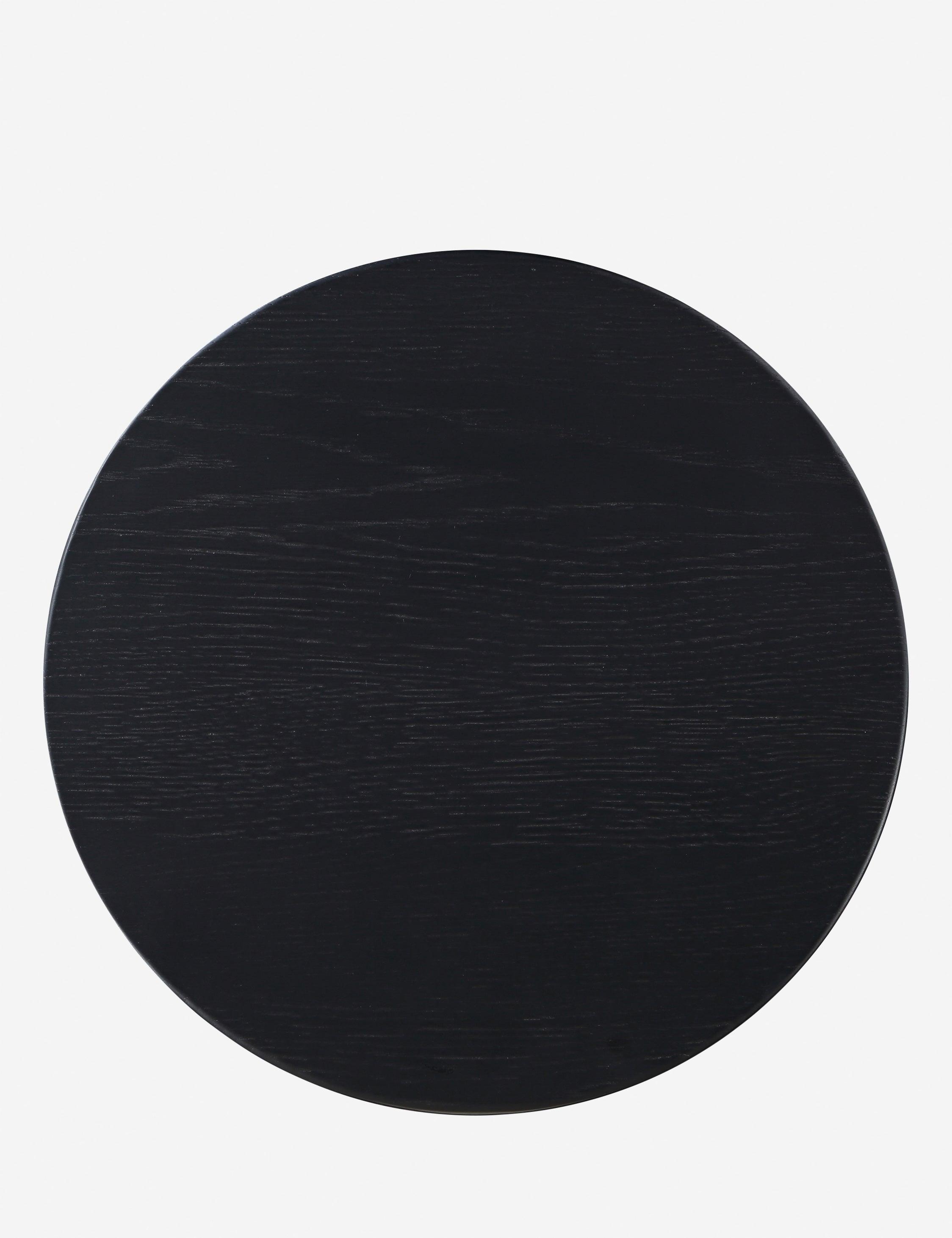 Durante Round Side Table - Black