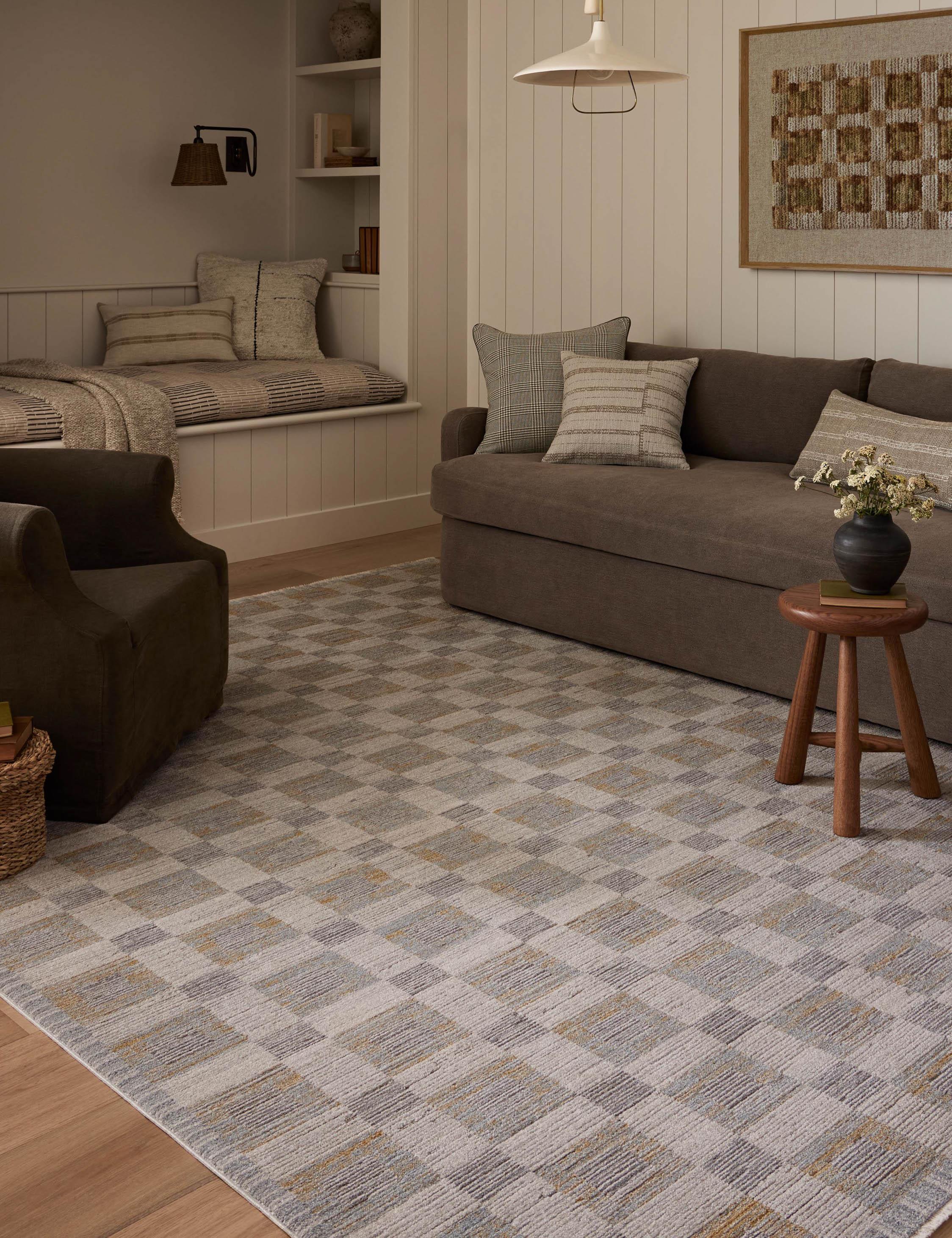 Cali II Rug by Amber Lewis x Loloi - Mist and Wheat / 3'6" x 5'6"