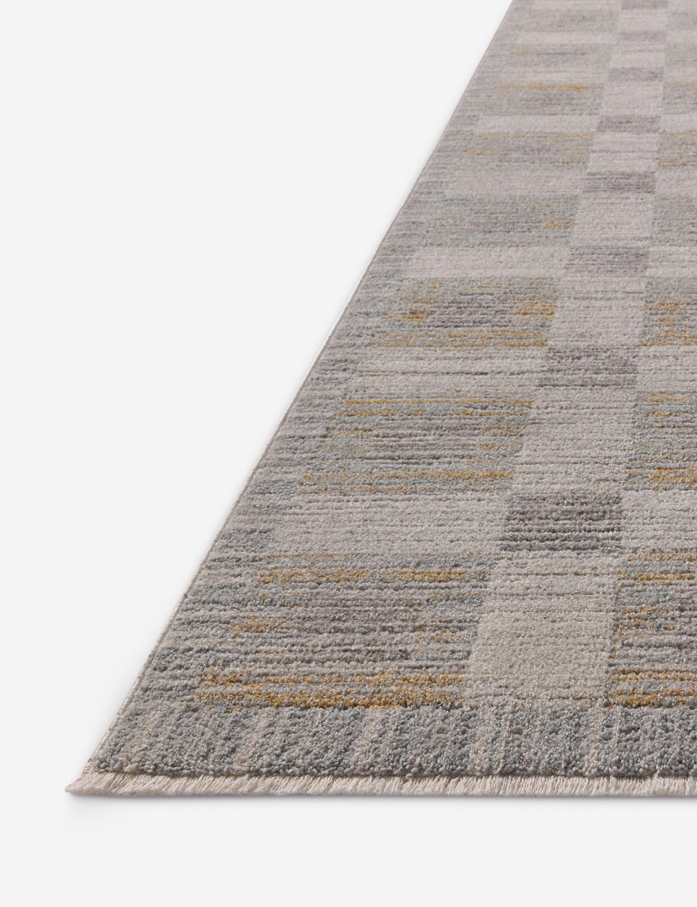 Cali II Rug by Amber Lewis x Loloi - Mist and Wheat / 3'6" x 5'6"