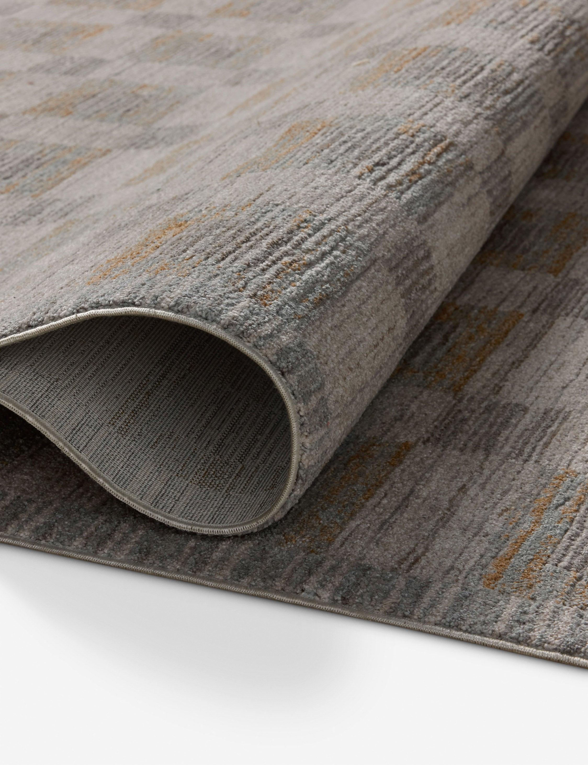 Cali II Rug by Amber Lewis x Loloi - Mist and Wheat / 3'6" x 5'6"