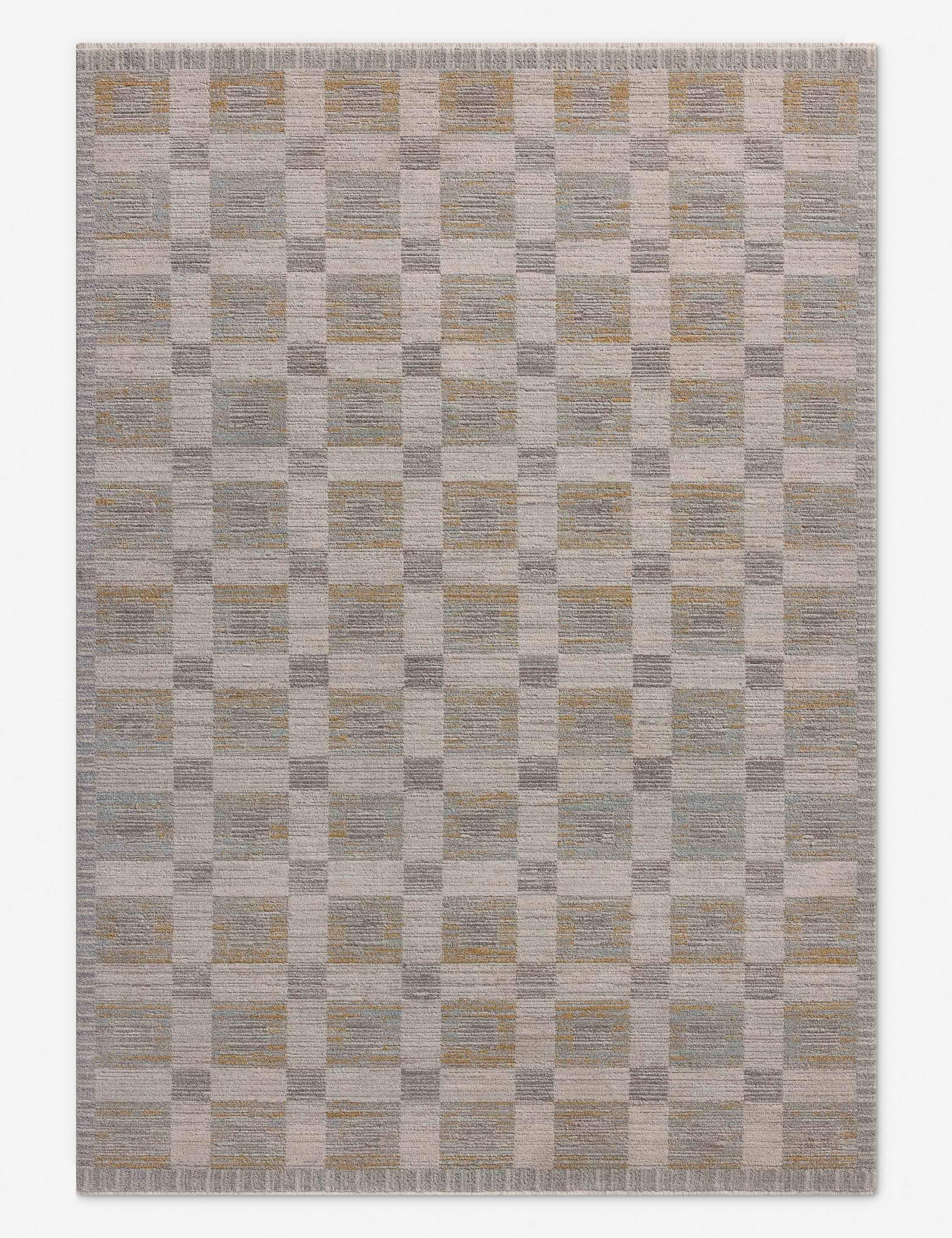 Cali II Rug by Amber Lewis x Loloi - Mist and Wheat / 3'6" x 5'6"