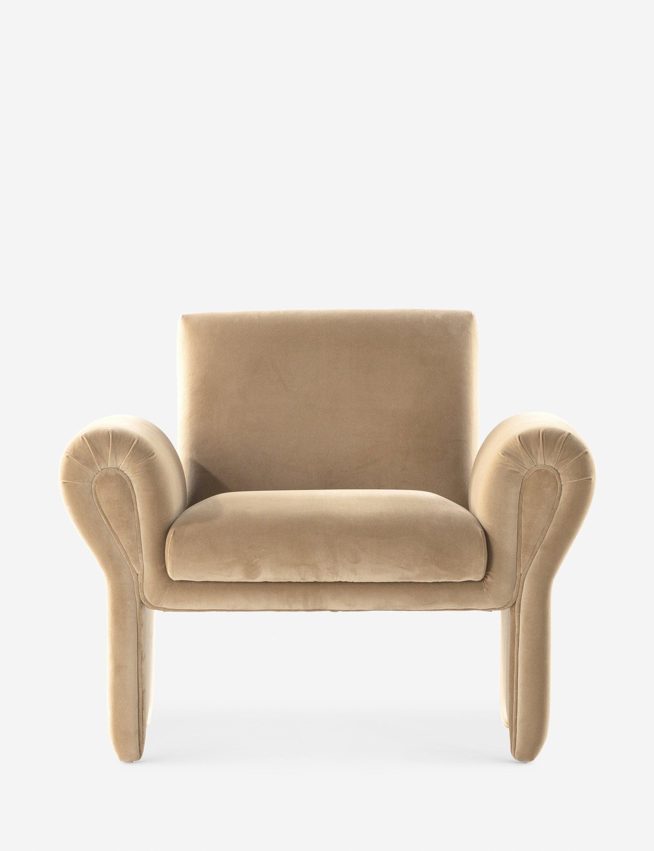 Fenella Accent Chair - Camel Velvet
