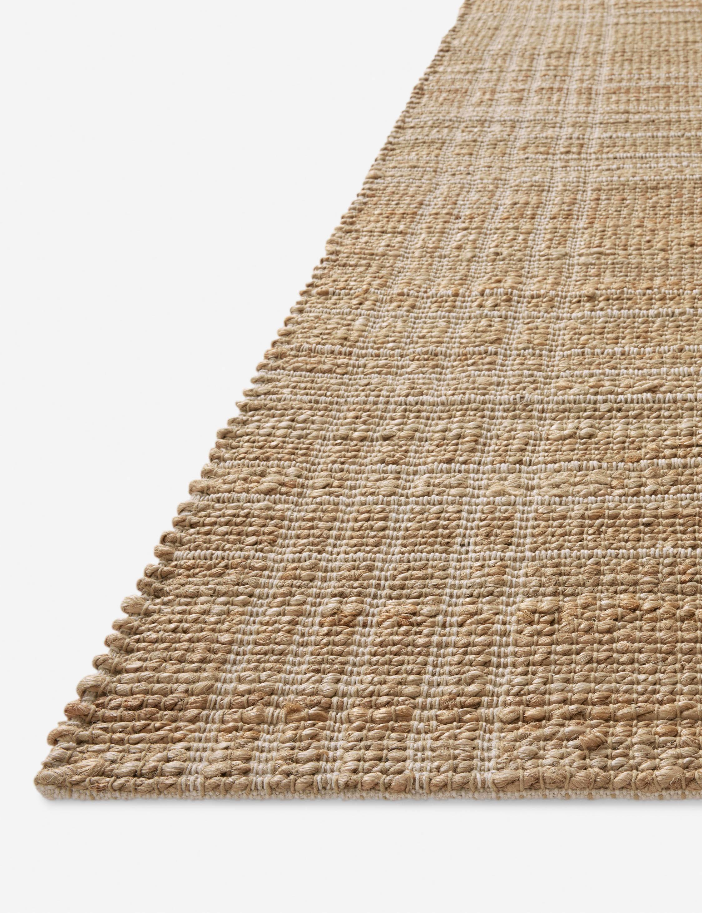 Judy I Jute-Blend Rug by Chris Loves Julia x Loloi - Natural and Cream / 7'9" x 9'9"