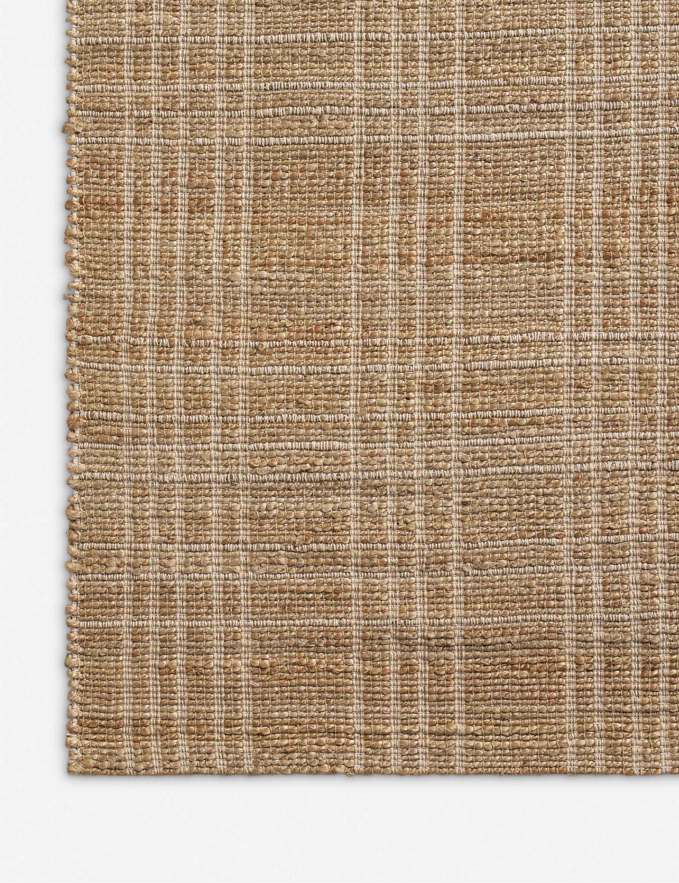 Judy I Jute-Blend Rug by Chris Loves Julia x Loloi - Natural and Cream / 7'9" x 9'9"