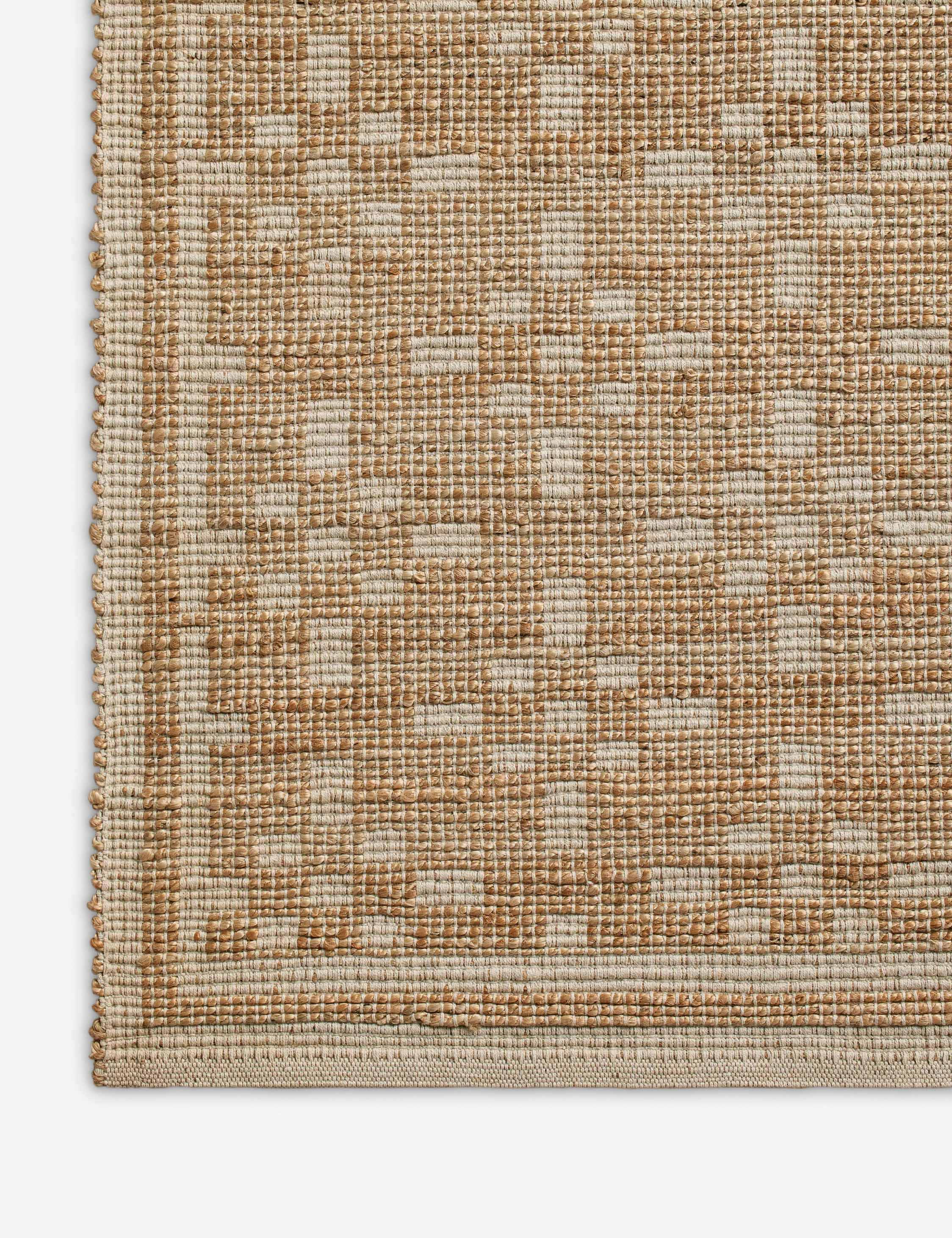 Judy II Jute-Blend Rug by Chris Loves Julia x Loloi - Natural and Ivory / 3'6" x 5'6"