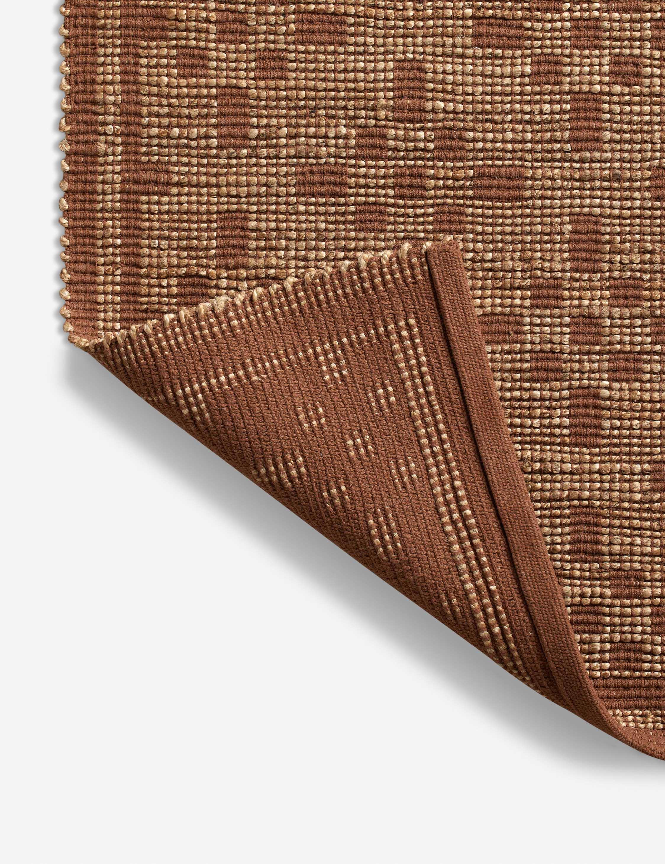 Judy II Jute-Blend Rug by Chris Loves Julia x Loloi - Natural and Spice / 2'6" x 7'6" Runner