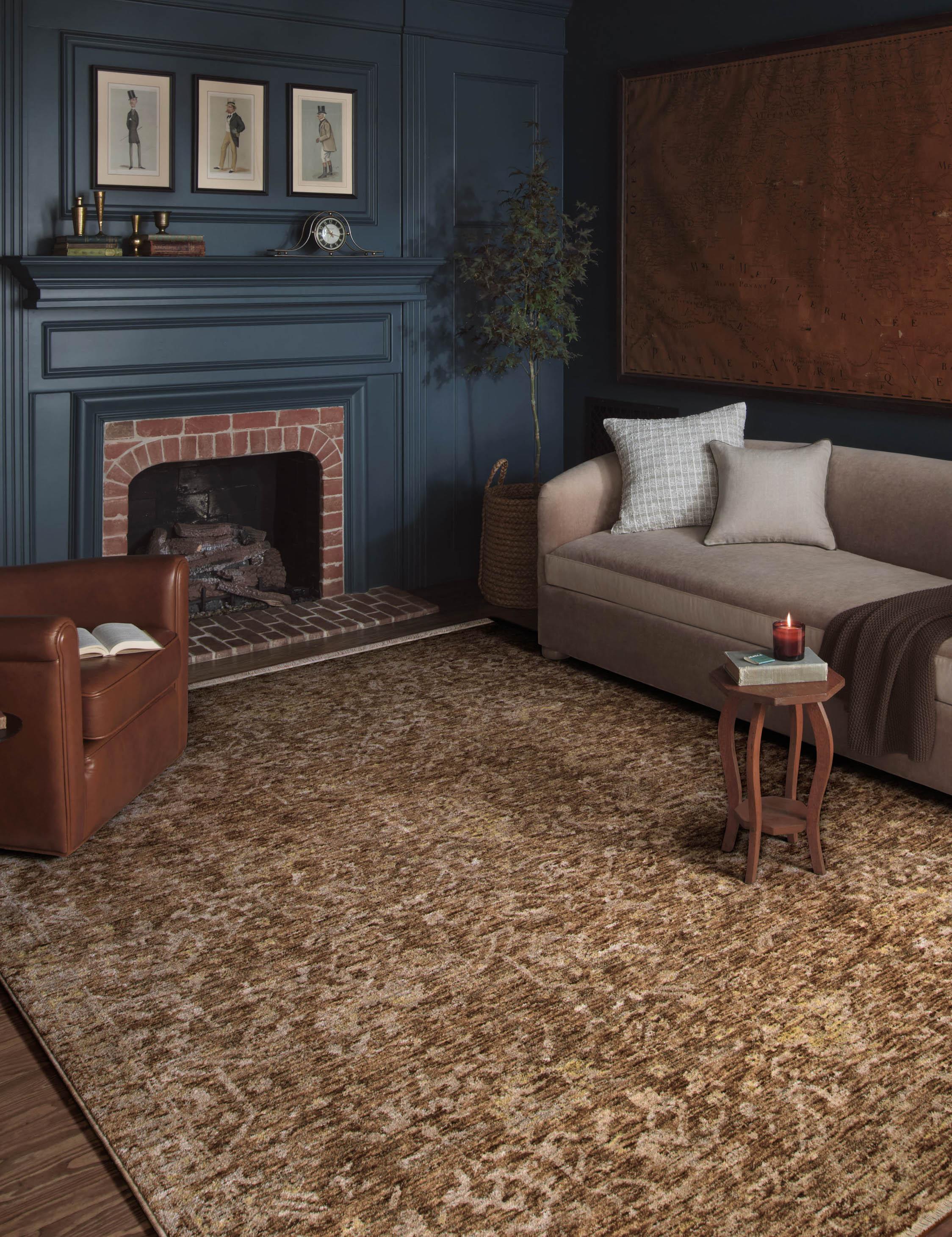 Junie I Rug Magnolia Home by Joanna Gaines x Loloi - Clay and Natural / 2' x 3'