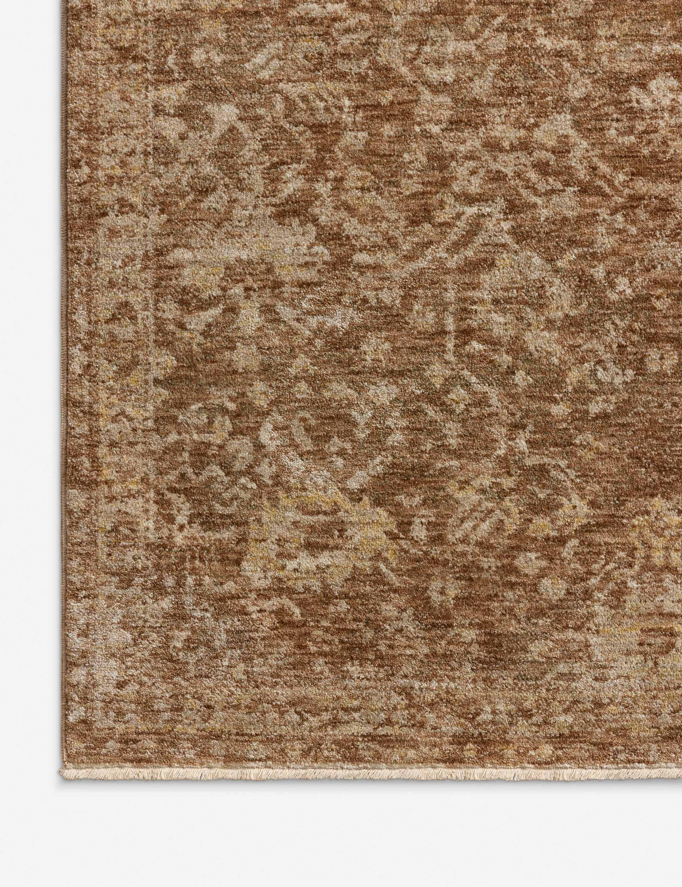 Junie I Rug Magnolia Home by Joanna Gaines x Loloi - Clay and Natural / 2' x 3'