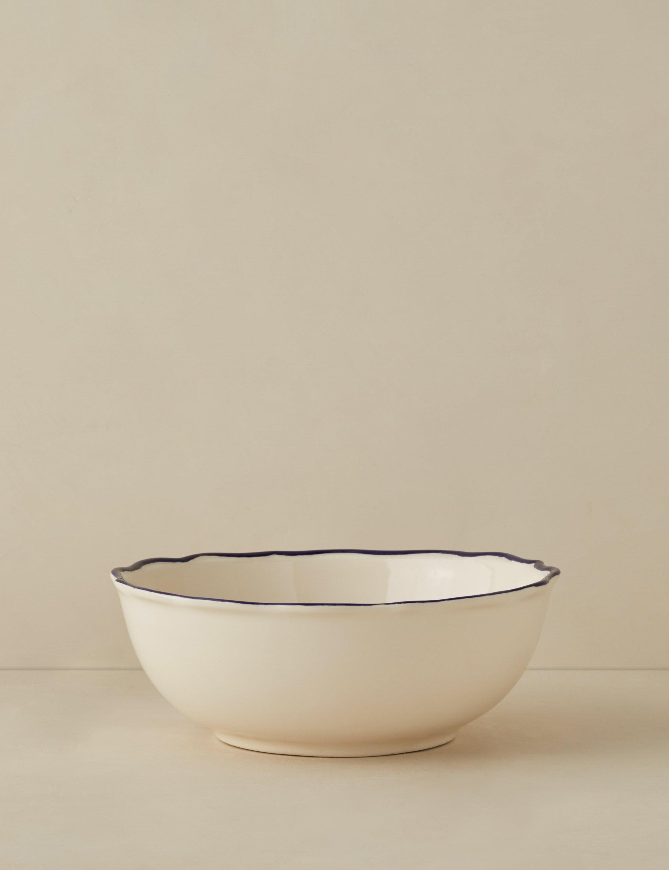 Stoneware Serveware by Maison Madison - Jane in Blue / Serving Bowl